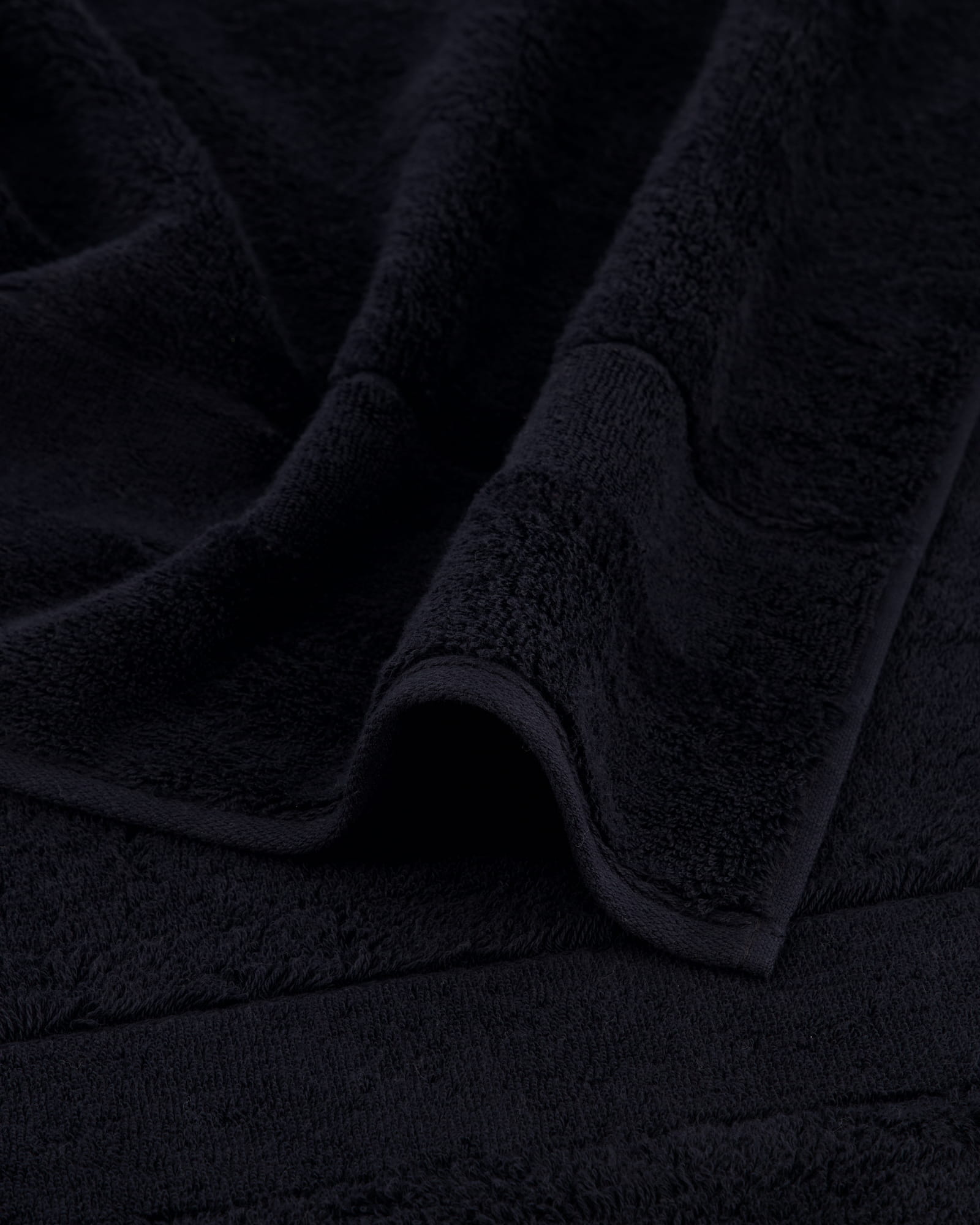 Cawö Handtücher Noblesse2 Uni 1002 schwarz - 906 - Seiflappen 30x30 cm