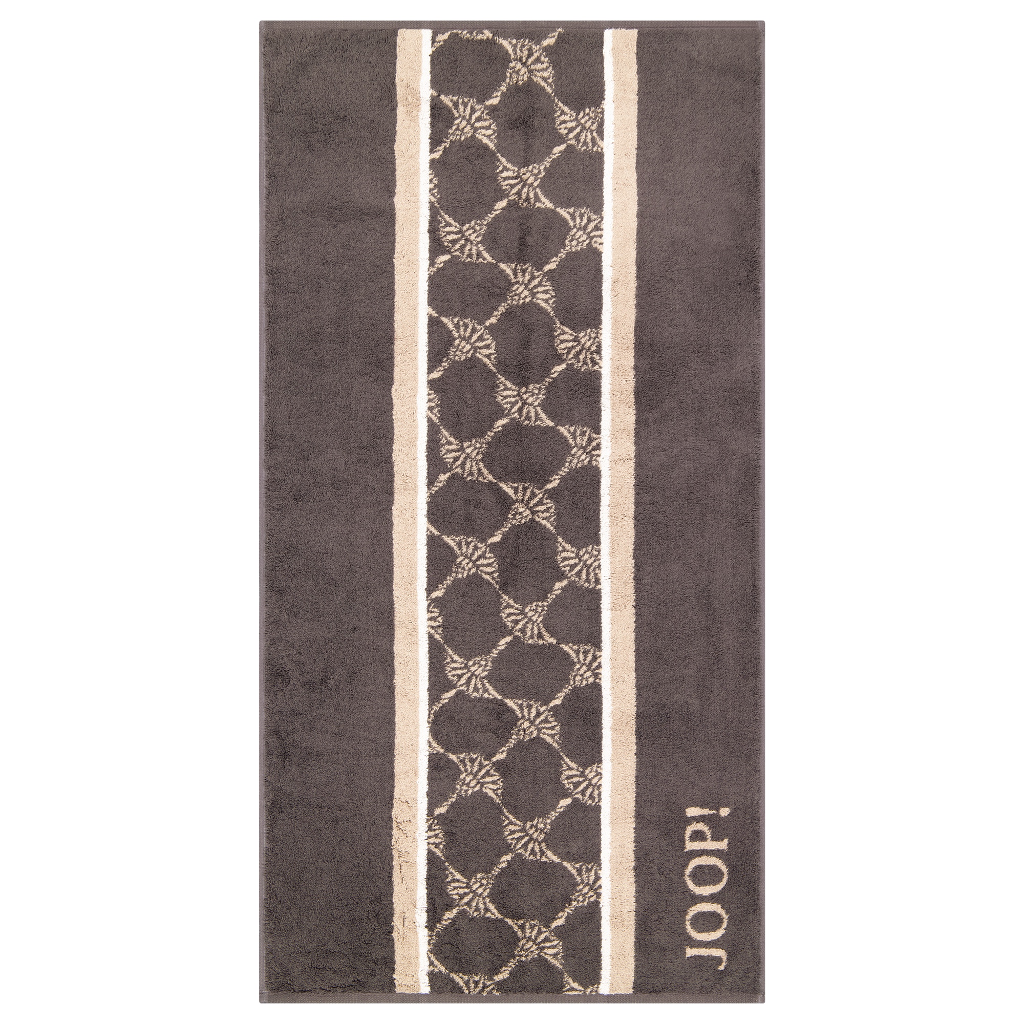 JOOP! Handtücher Sauna Stripes 1717 Anthrazit - 73 - Handtuch 50x100 cm
