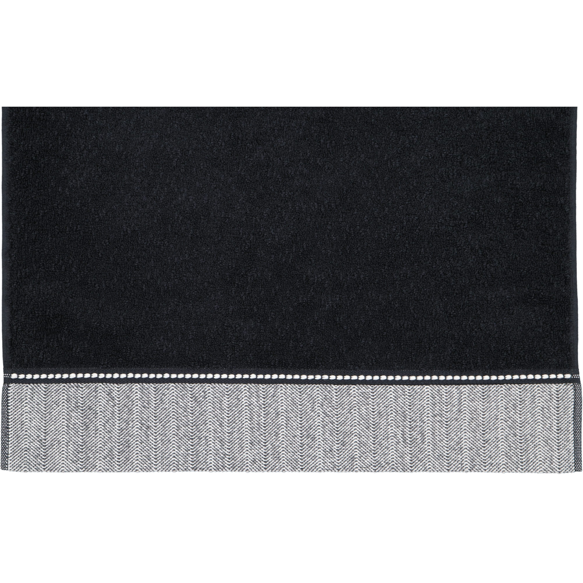 Möve Brooklyn Uni - Farbe:  black - 199 (1-0669/8970) - Waschhandschuh 15x20 cm