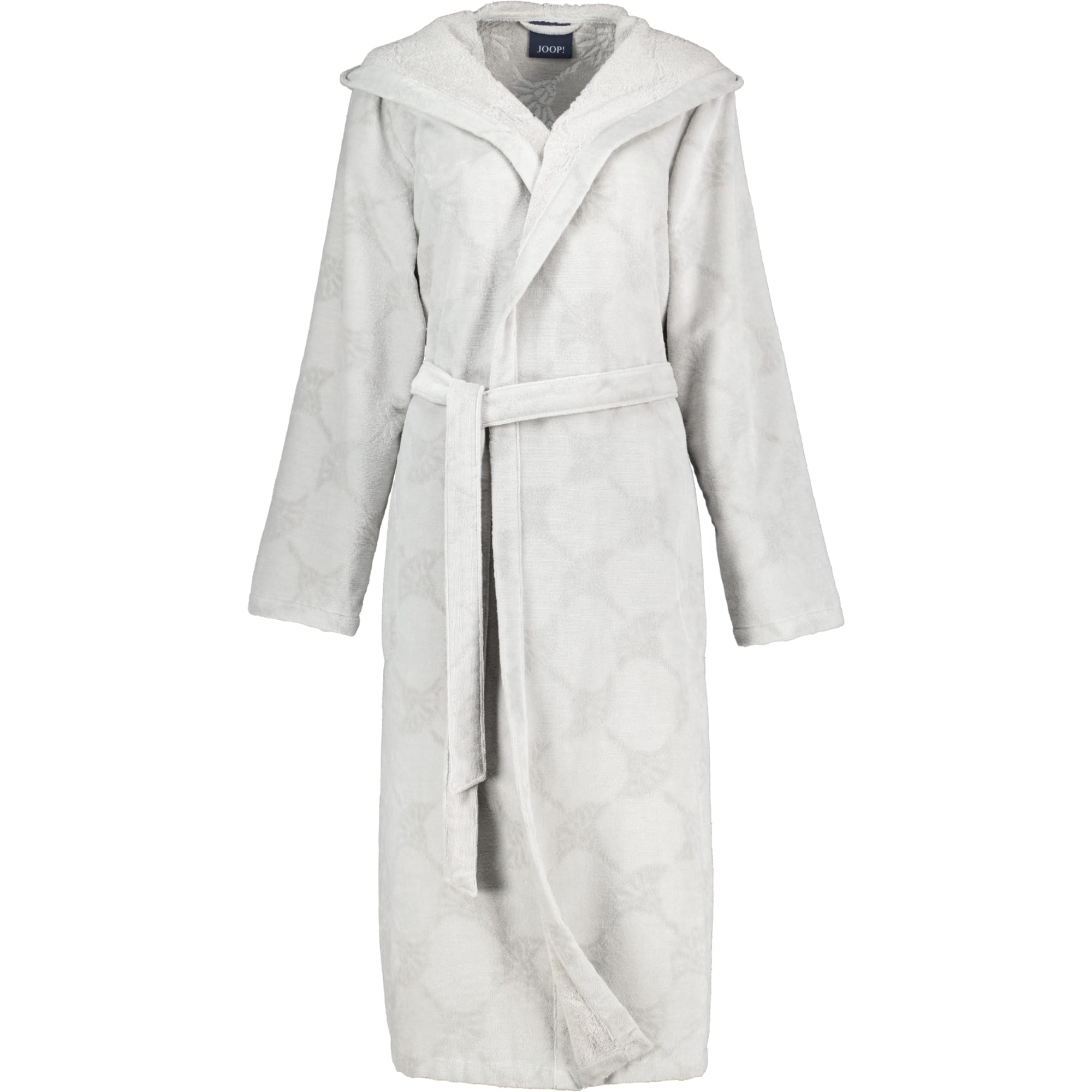JOOP Damen Bademantel Kapuze - 1652 - Farbe: Platin - 713