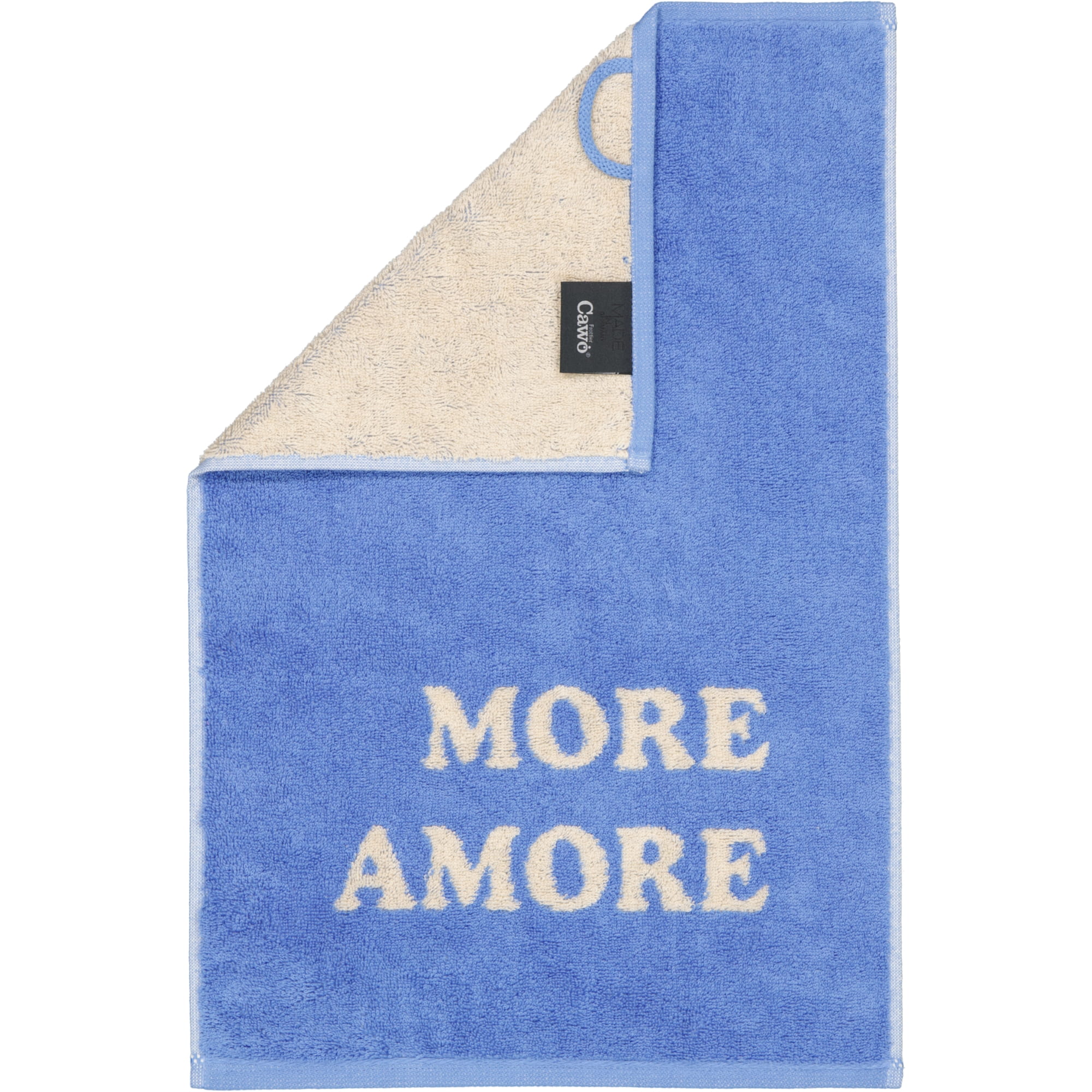 Cawö Gästetücher Postcard Towels Edition 100 MORE AMORE - 10 - Gästetuch 30x50 cm
