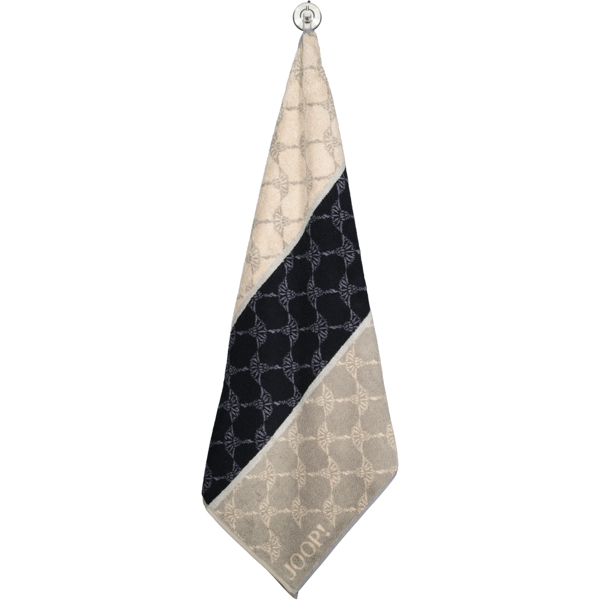 JOOP! Signature Cornflower Stripes 1657 - Farbe: Graphit - 70 - Saunatuch 80x200 cm