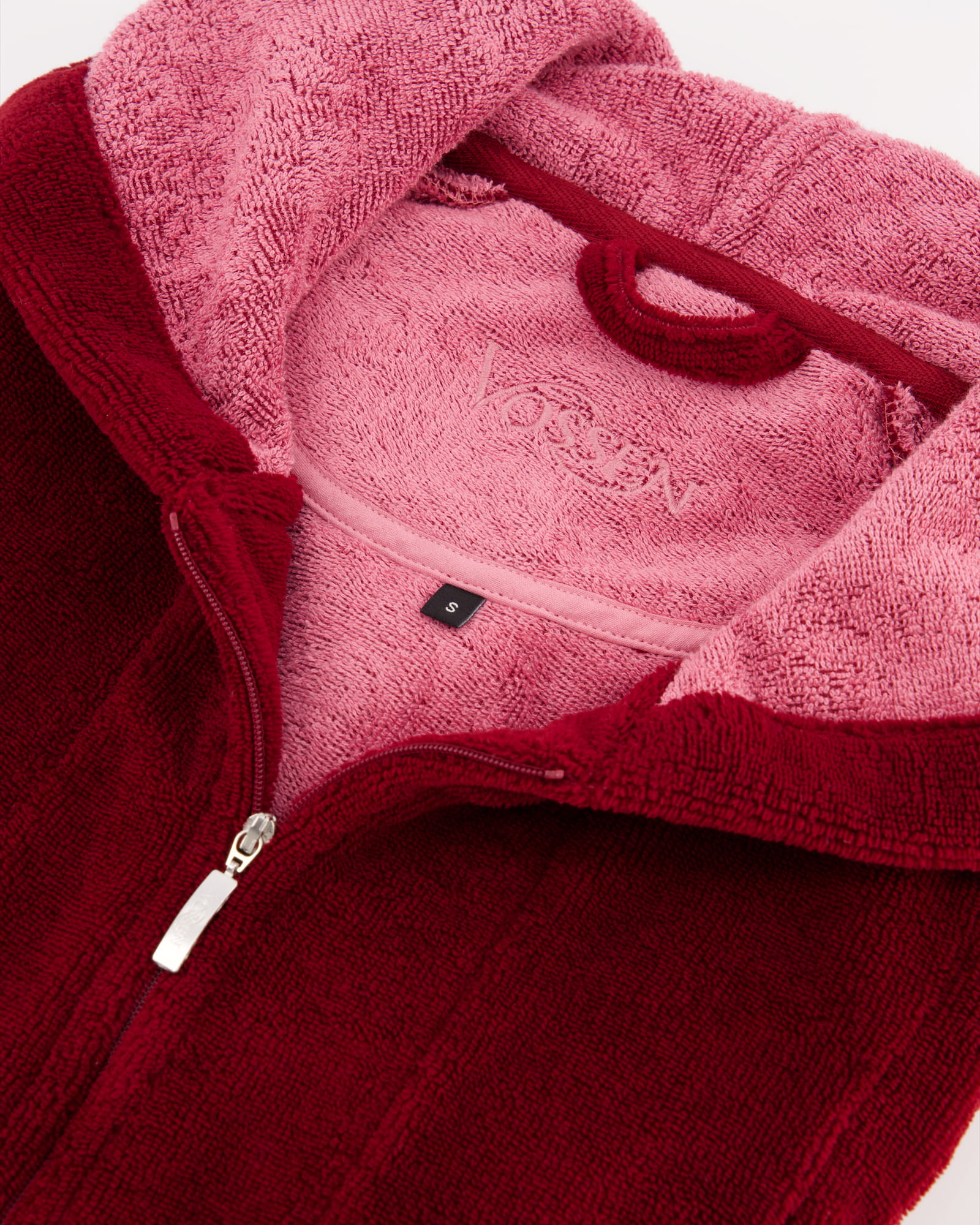 Vossen Bademantel Damen Palermo  - Farbe: burgundy - 016 (141571)
