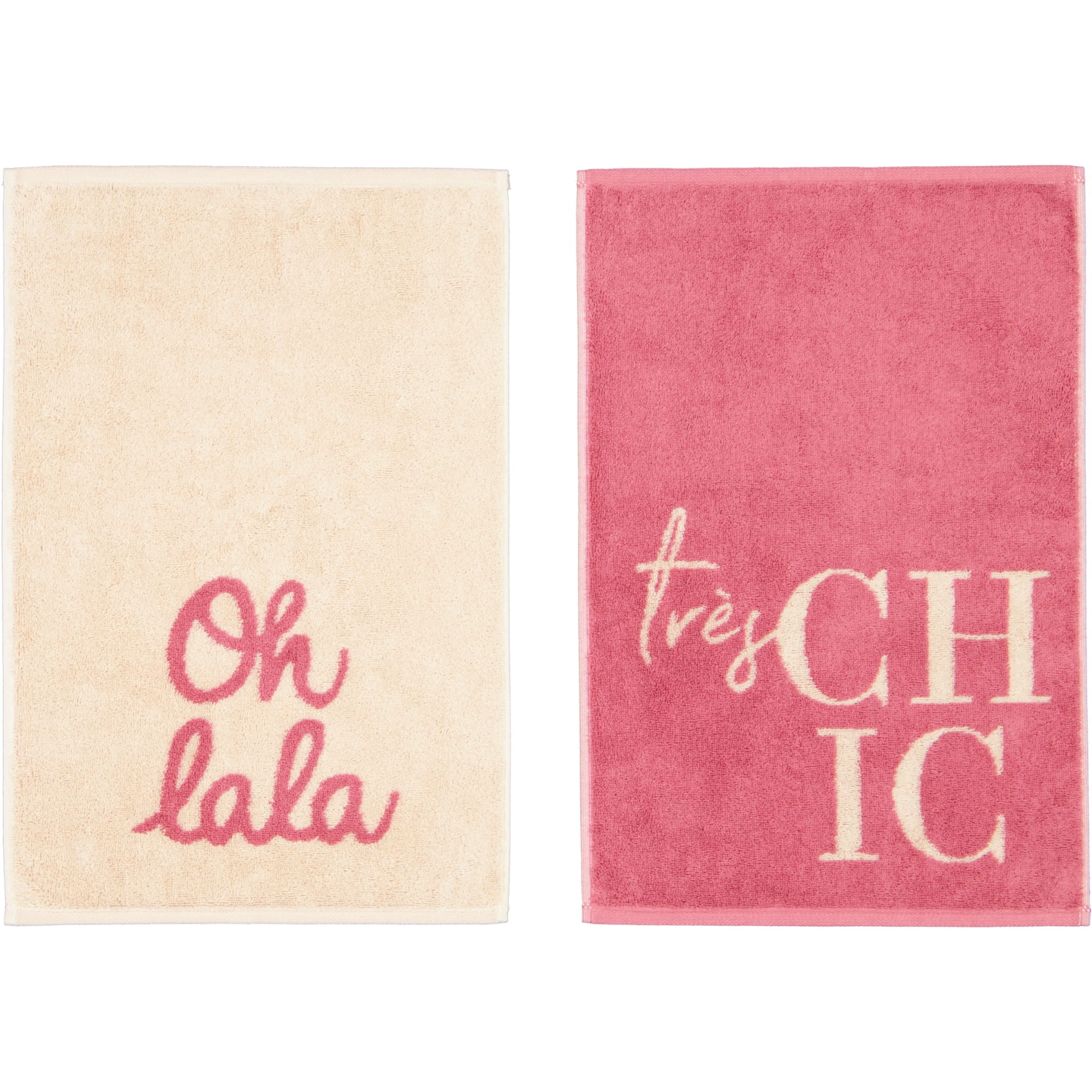 Cawö Gästetücher Postcard Towels Edition 100 Oh lala - 11 - Gästetuch 30x50 cm