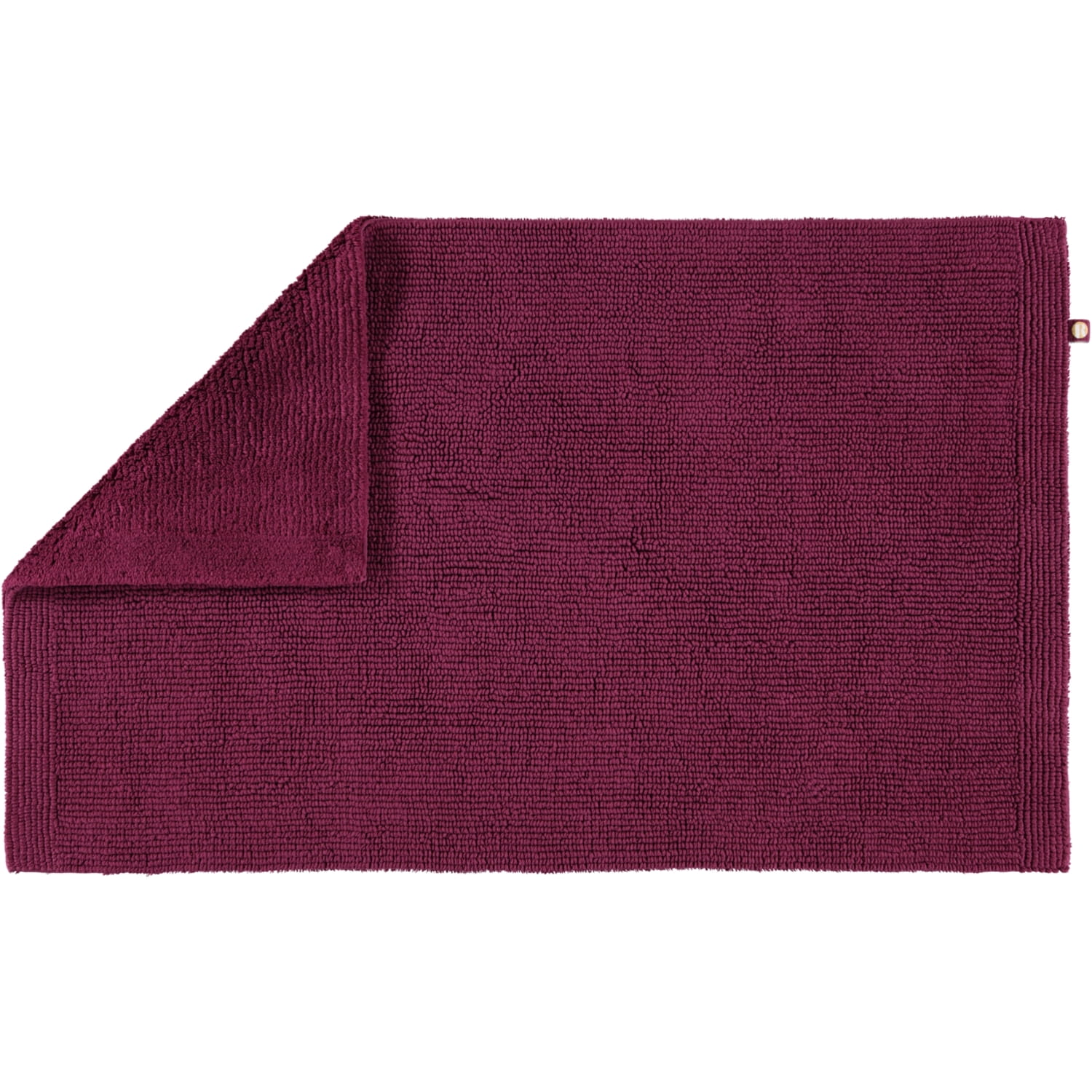 Rhomtuft - Badteppich Pur - Farbe: berry - 237 - 60x100 cm