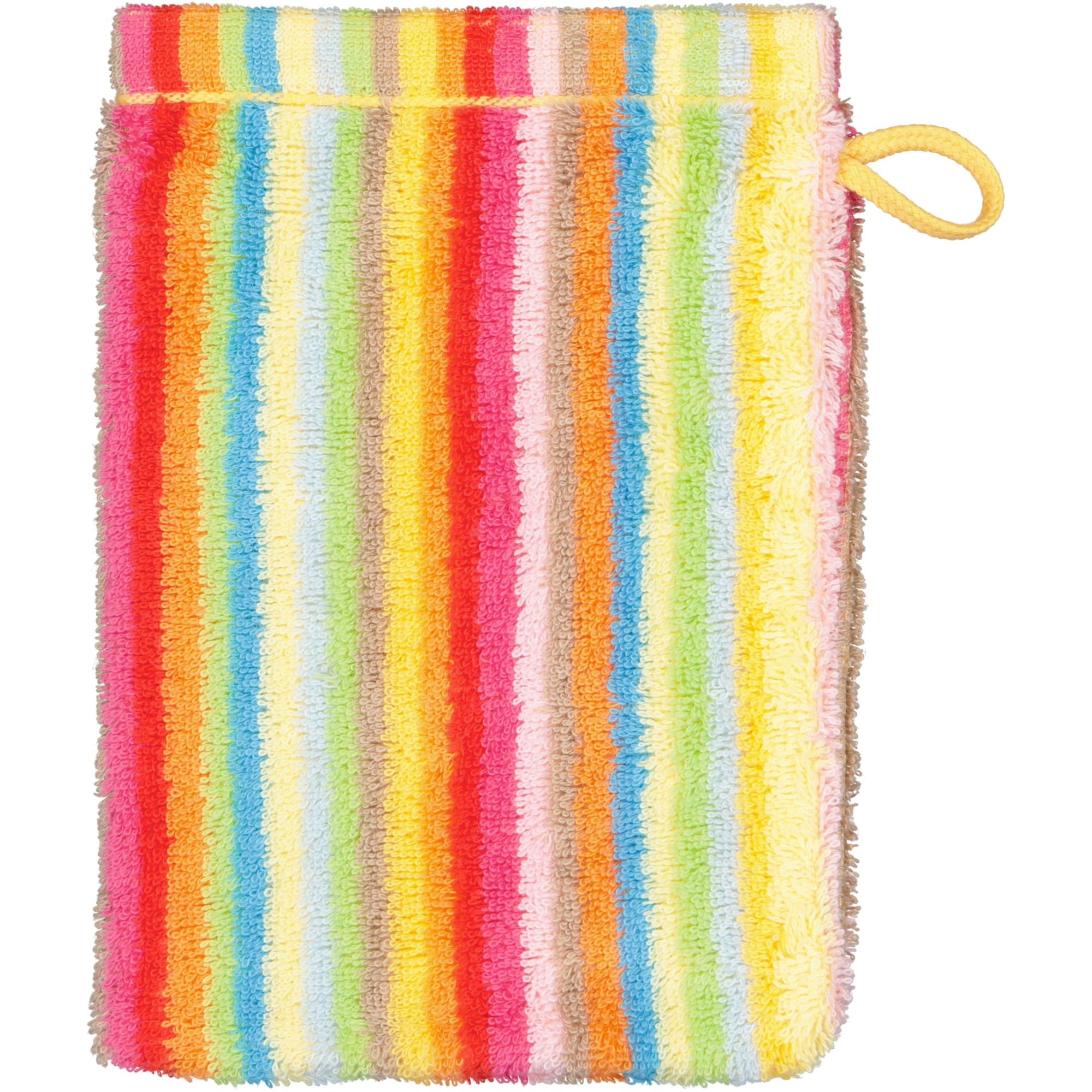 Cawö Handtücher Lifestyle Streifen 7008 multicolor - 25 - Waschhandschuh 16x22 cm