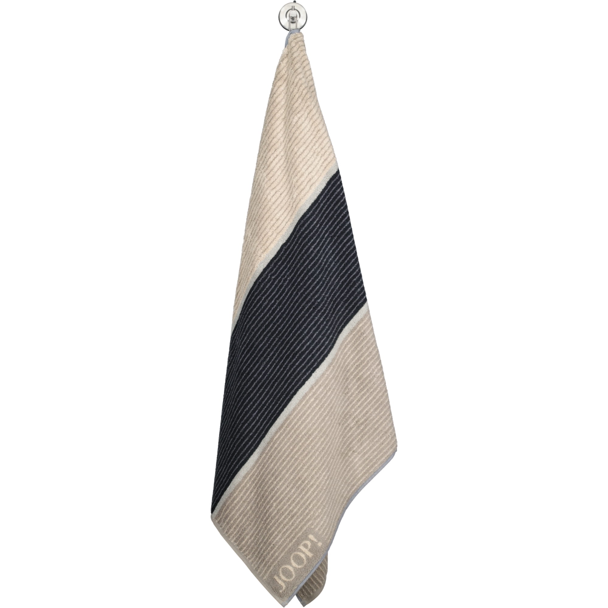JOOP! Signature Lines 1658 - Farbe: Graphit - 70 - Saunatuch 80x200 cm