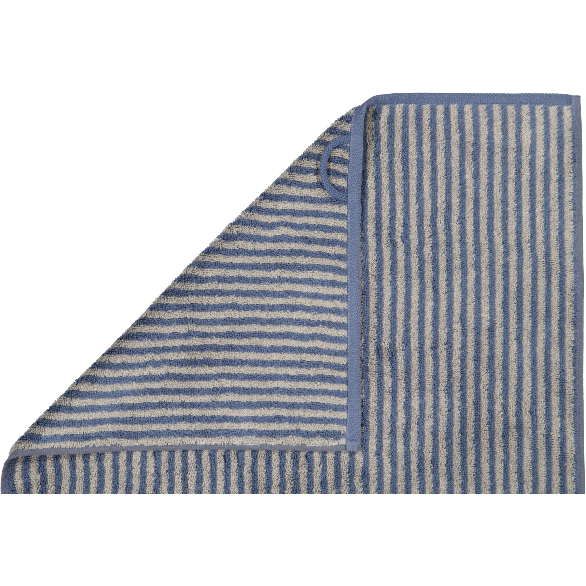 Cawö Handtücher Two-Tone Stripes 480 nachtblau - 10