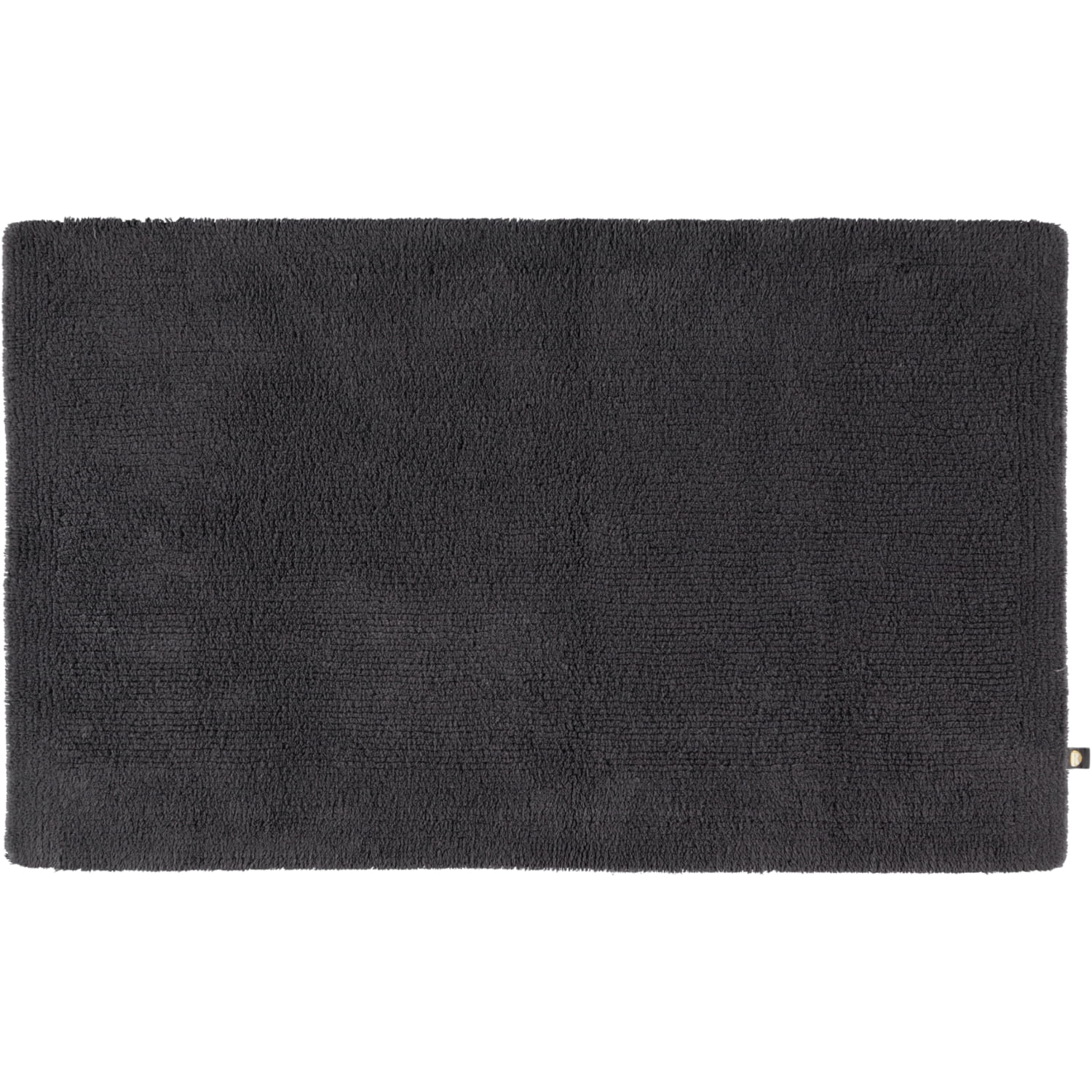 Rhomtuft - Badteppich Pur - Farbe: zinn - 02 - 70x130 cm
