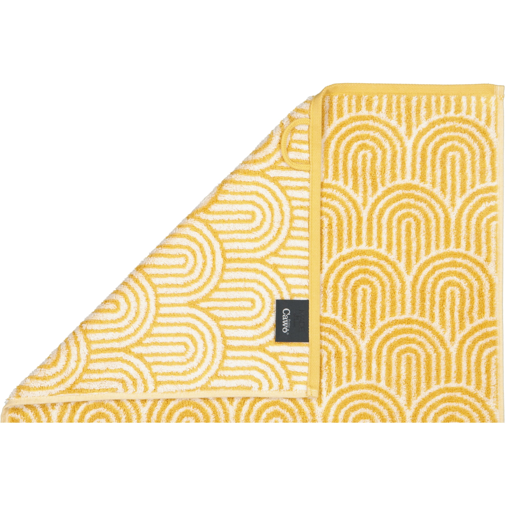 Cawö Handtücher Maison Bögen 6268 gold - 35 - Handtuch 50x100 cm