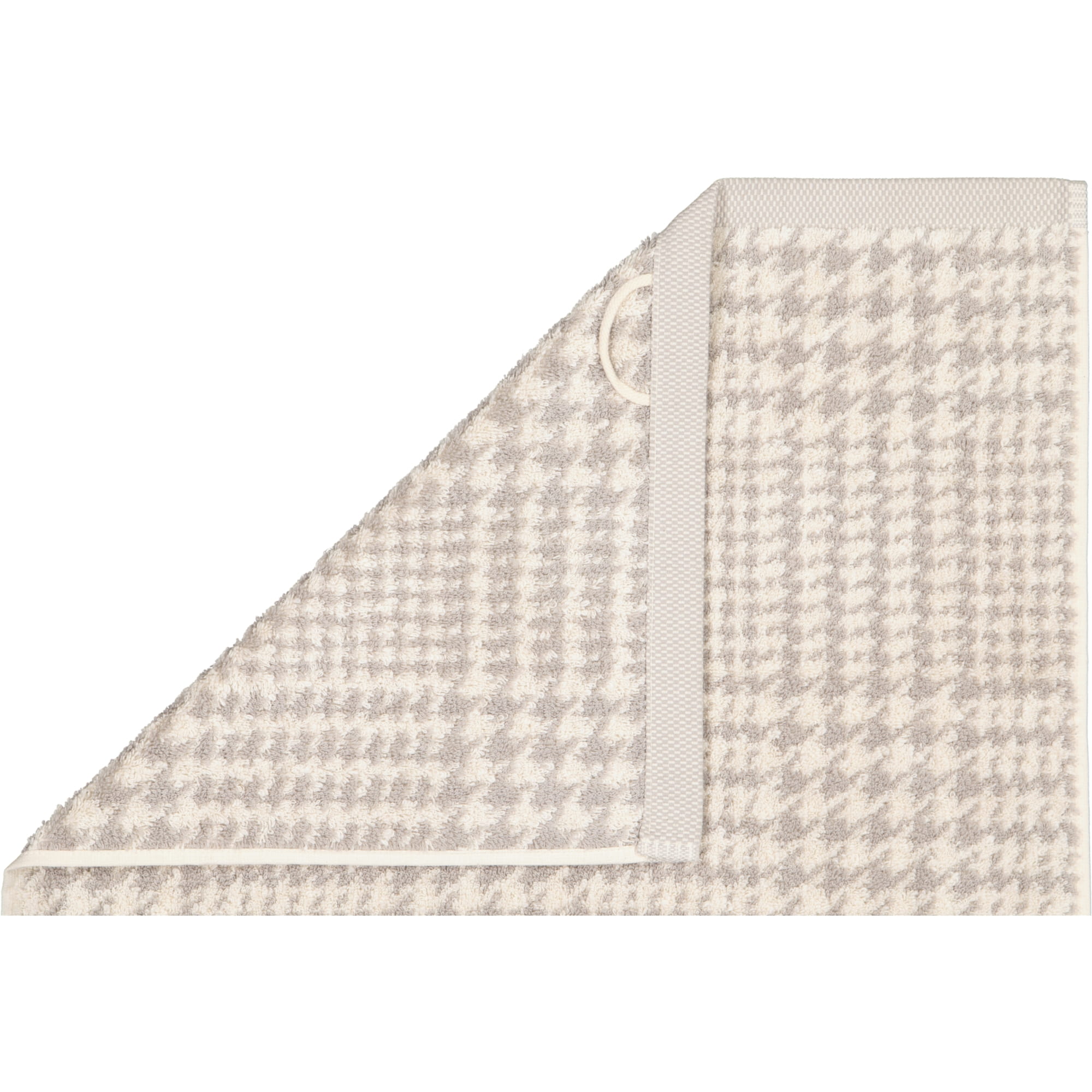 Möve - Brooklyn Glencheck - Farbe:  nature/cashmere - 071 (1-0569/8970) - Duschtuch 80x150 cm