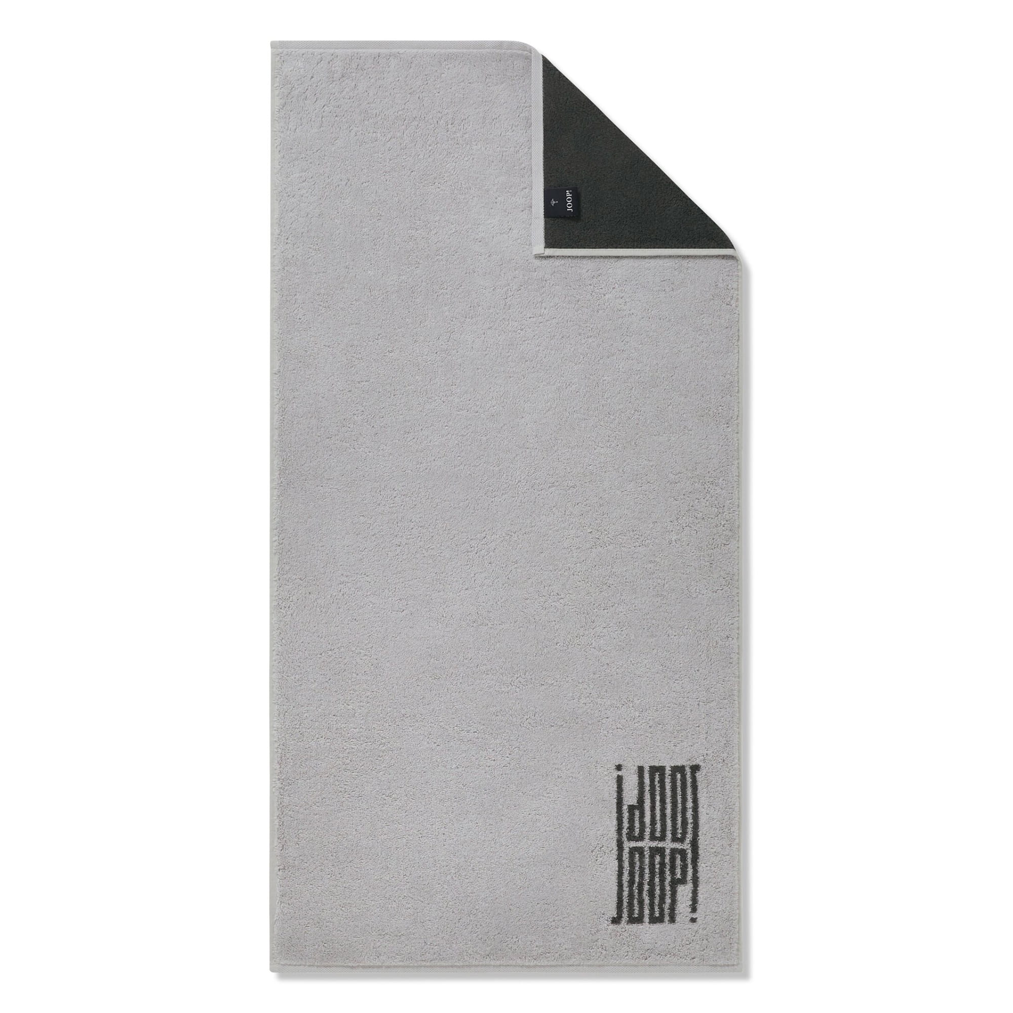 JOOP! Handtücher Bars Doubleface 1724 Platin - 77 - Handtuch 50x100 cm