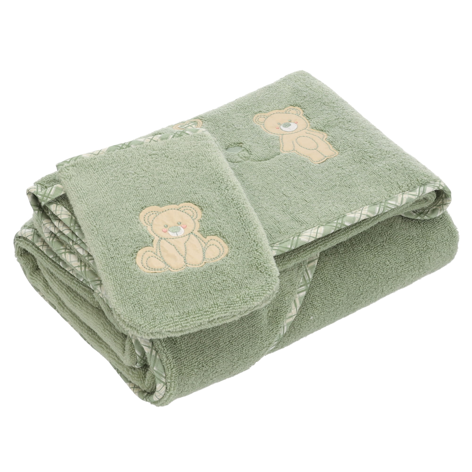 Vossen Kapuzentücher Teddy Bear Set eucalyptus - 5285