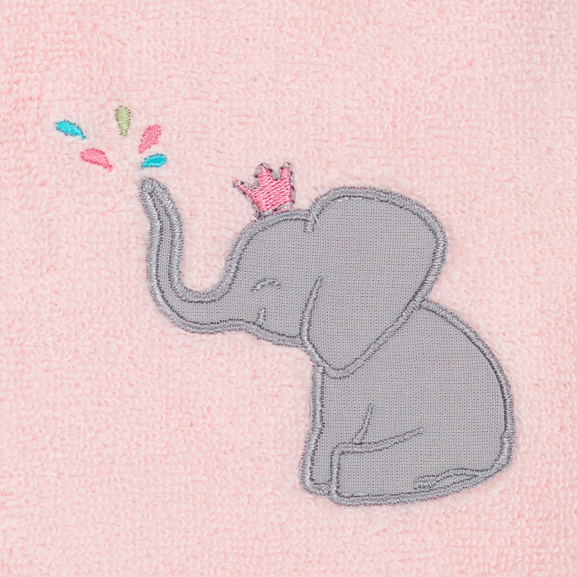 Smithy Pastellflausch Elefant - Wisch & Weg Waschhandschuh 16 x 21 cm - Farbe: rosa (2004061)