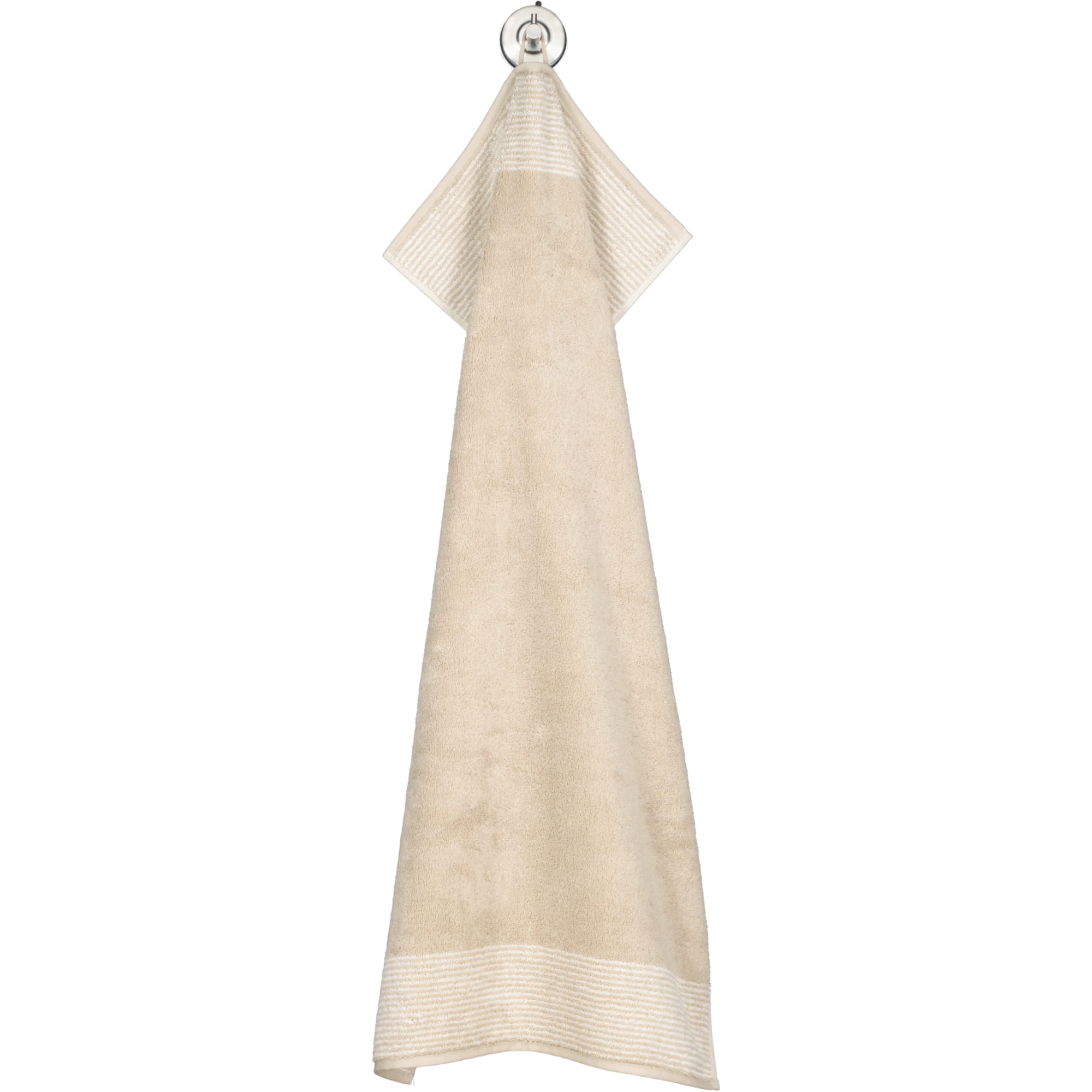 Cawö - Luxury Home Two-Tone 590 - Farbe: sand - 33 - Handtuch 50x100 cm