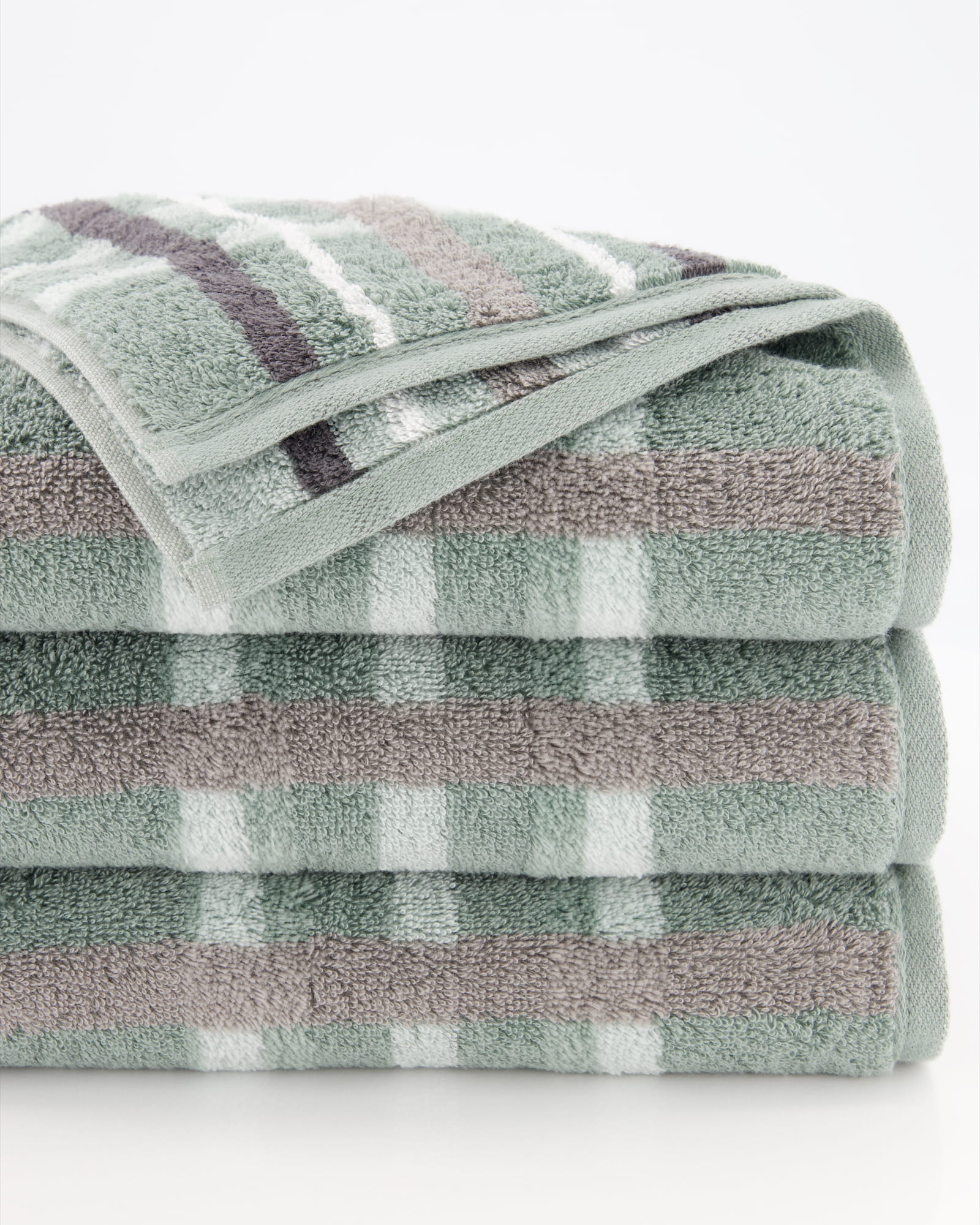 Cawö Handtücher Noblesse Check 1089 nordic green - 44 - Handtuch 50x100 cm