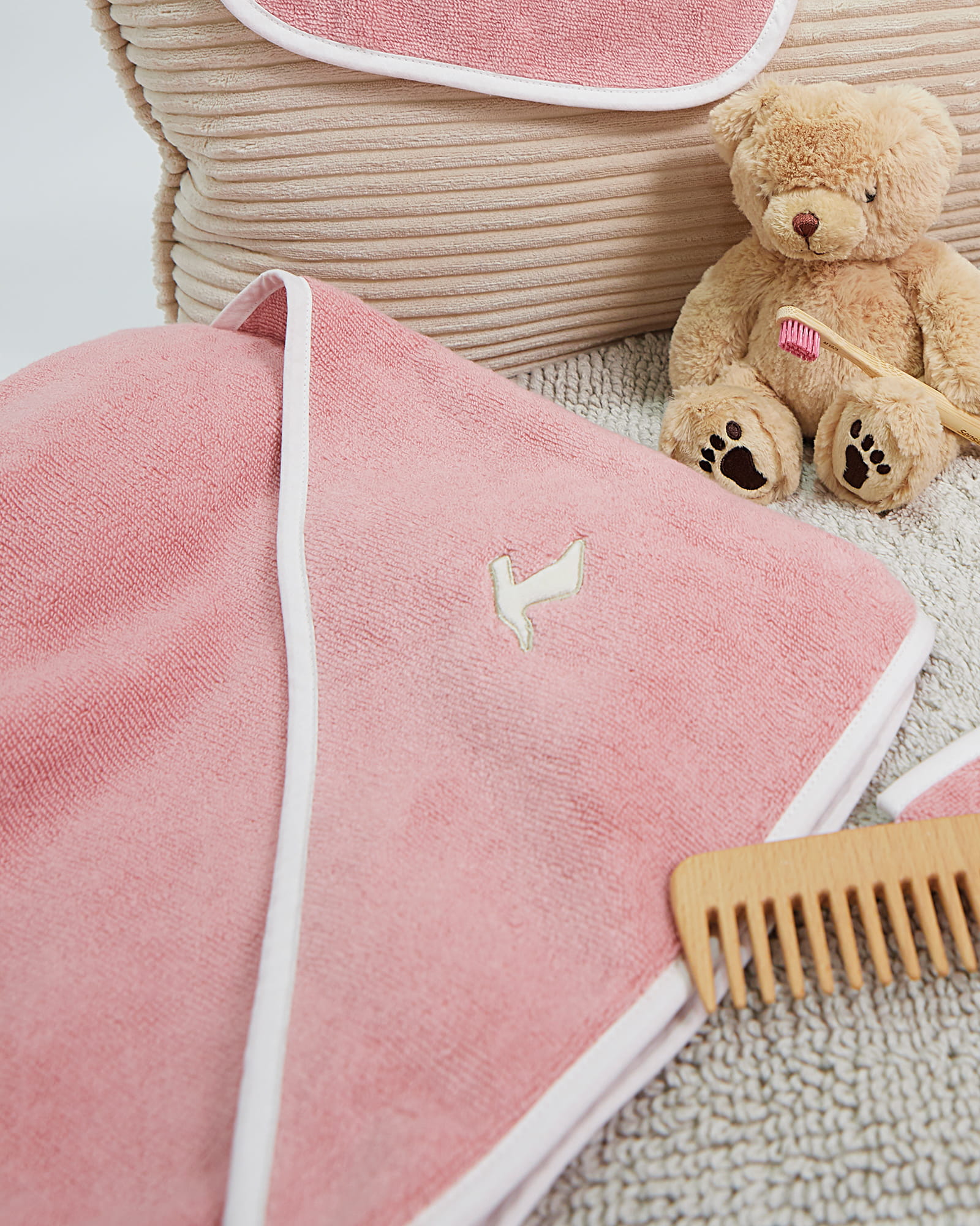Möve Bademäntel Kinder Kapuze Soft Hug rosette - 280