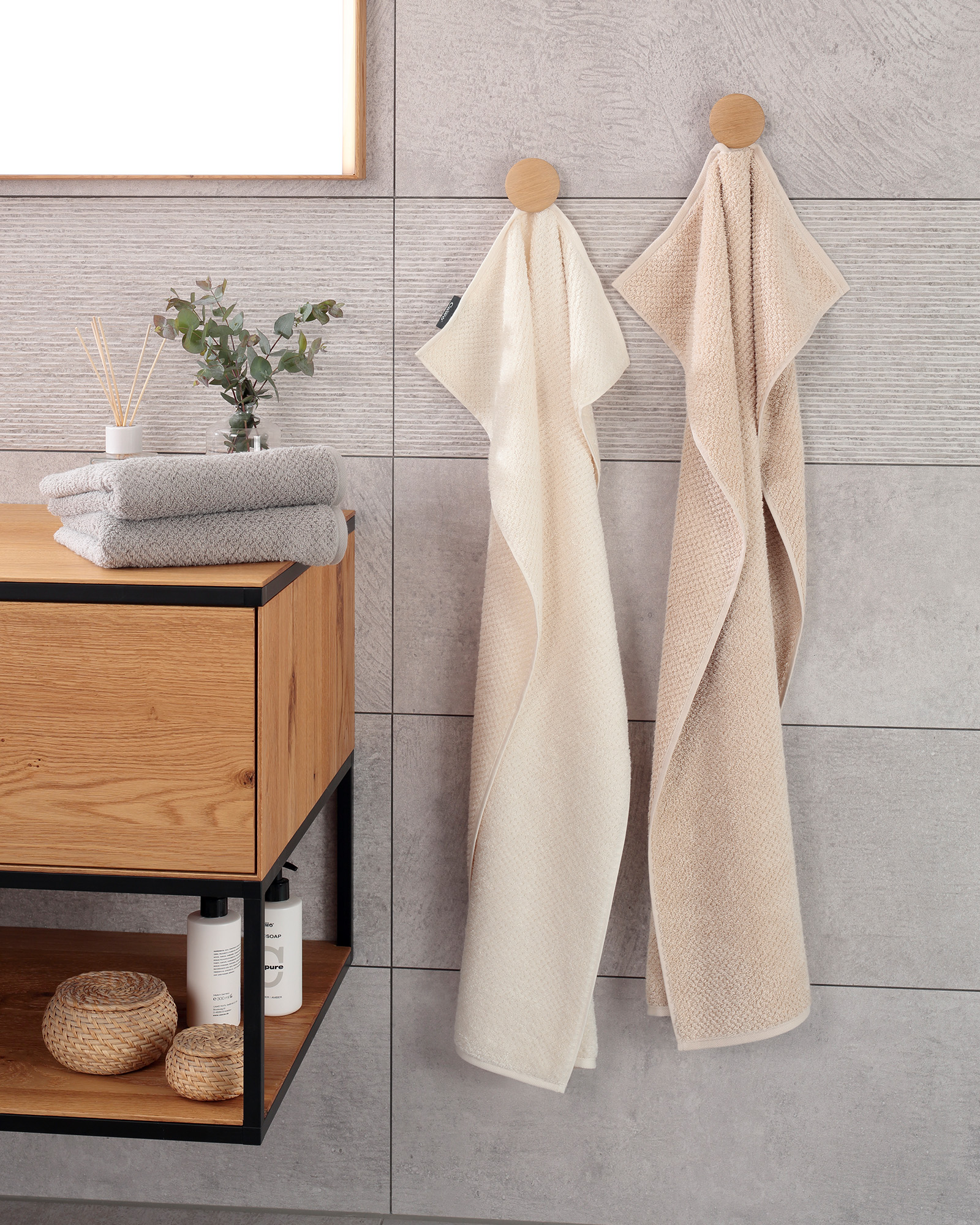 Cawö Handtücher Pure 6500 - Farbe: natur - 356