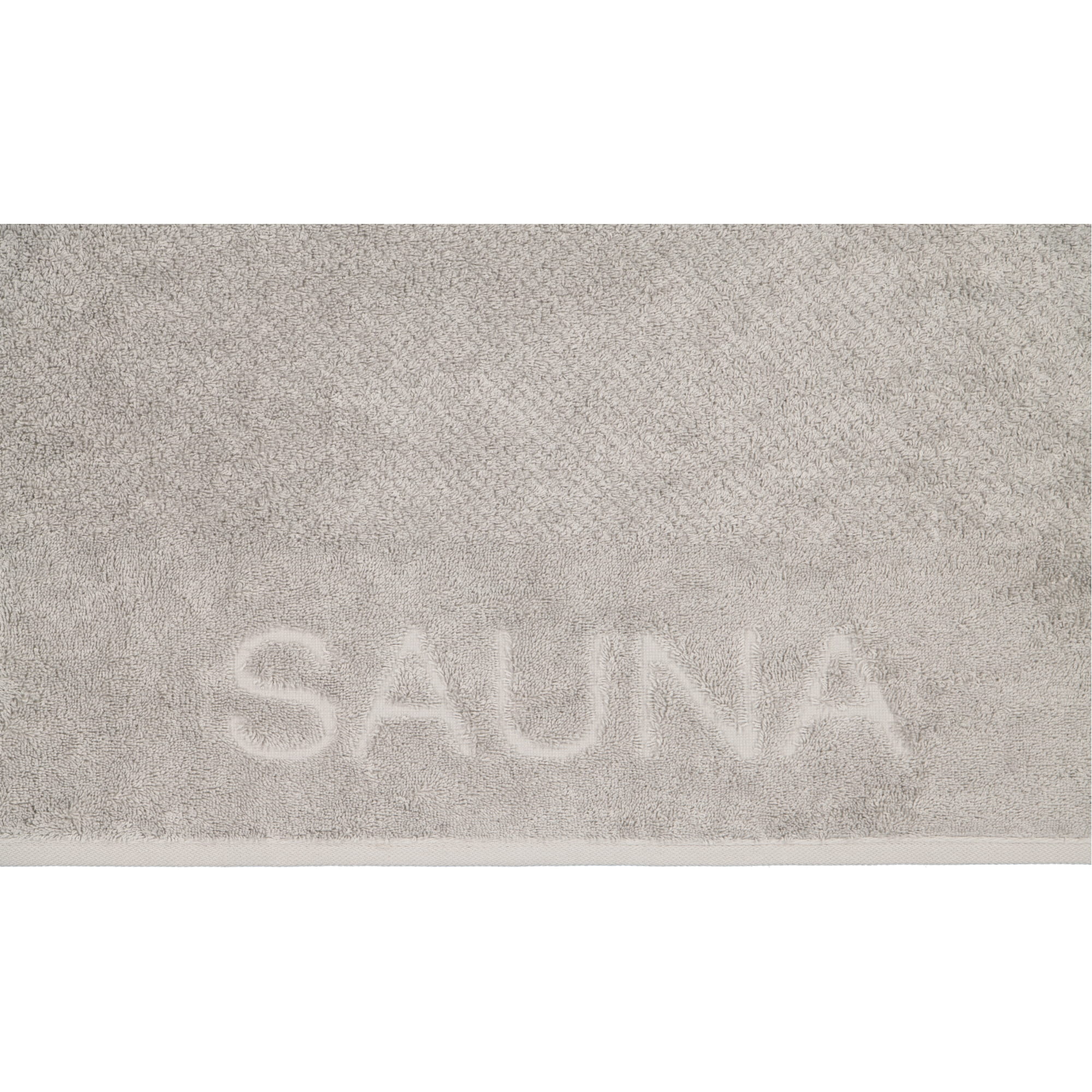 Cawö Saunatücher Pure 6501 stein - 727 - 80x200 cm