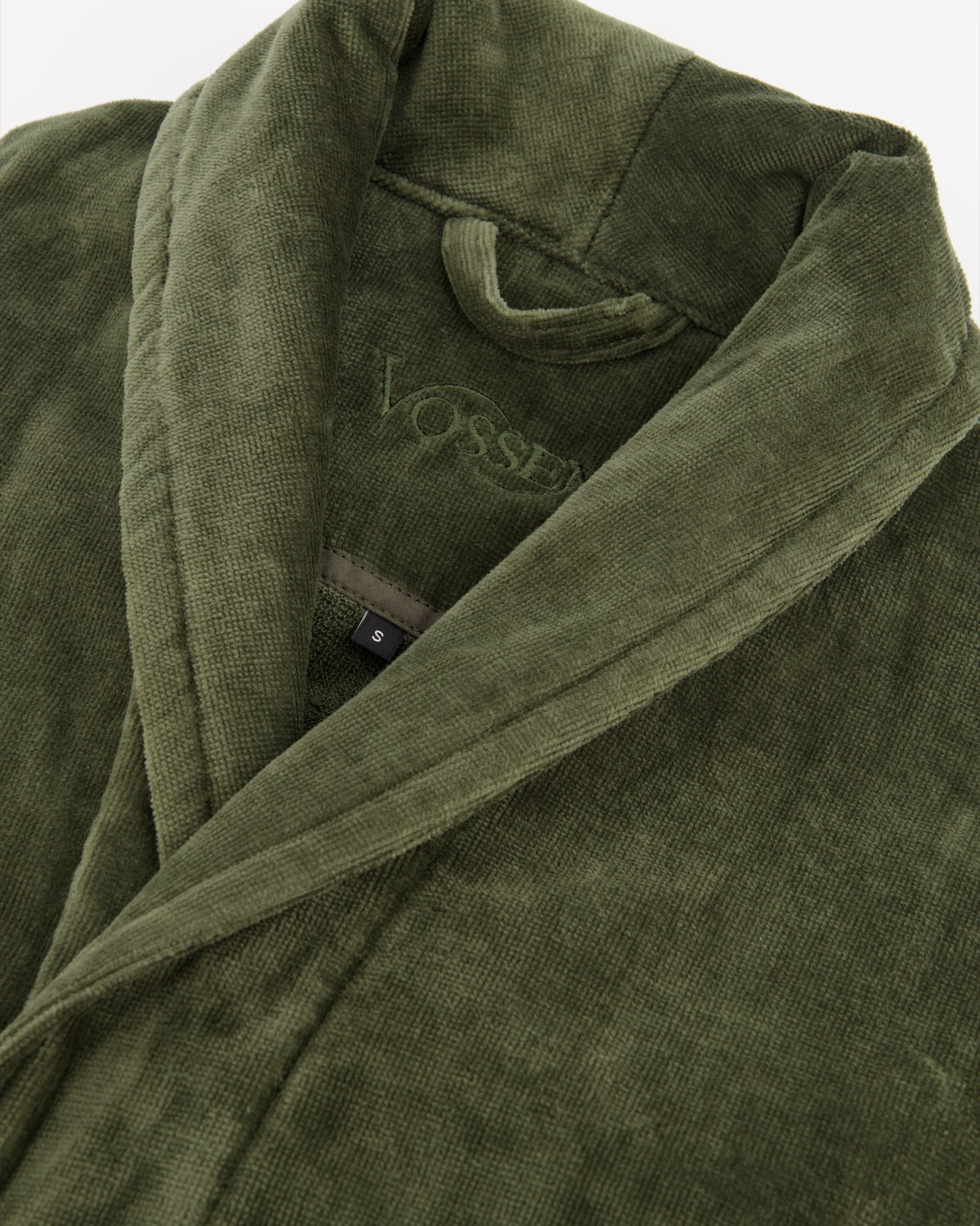 Vossen Bademäntel unisex Schalkragen Feeling-L mud green - 5830 - XXL