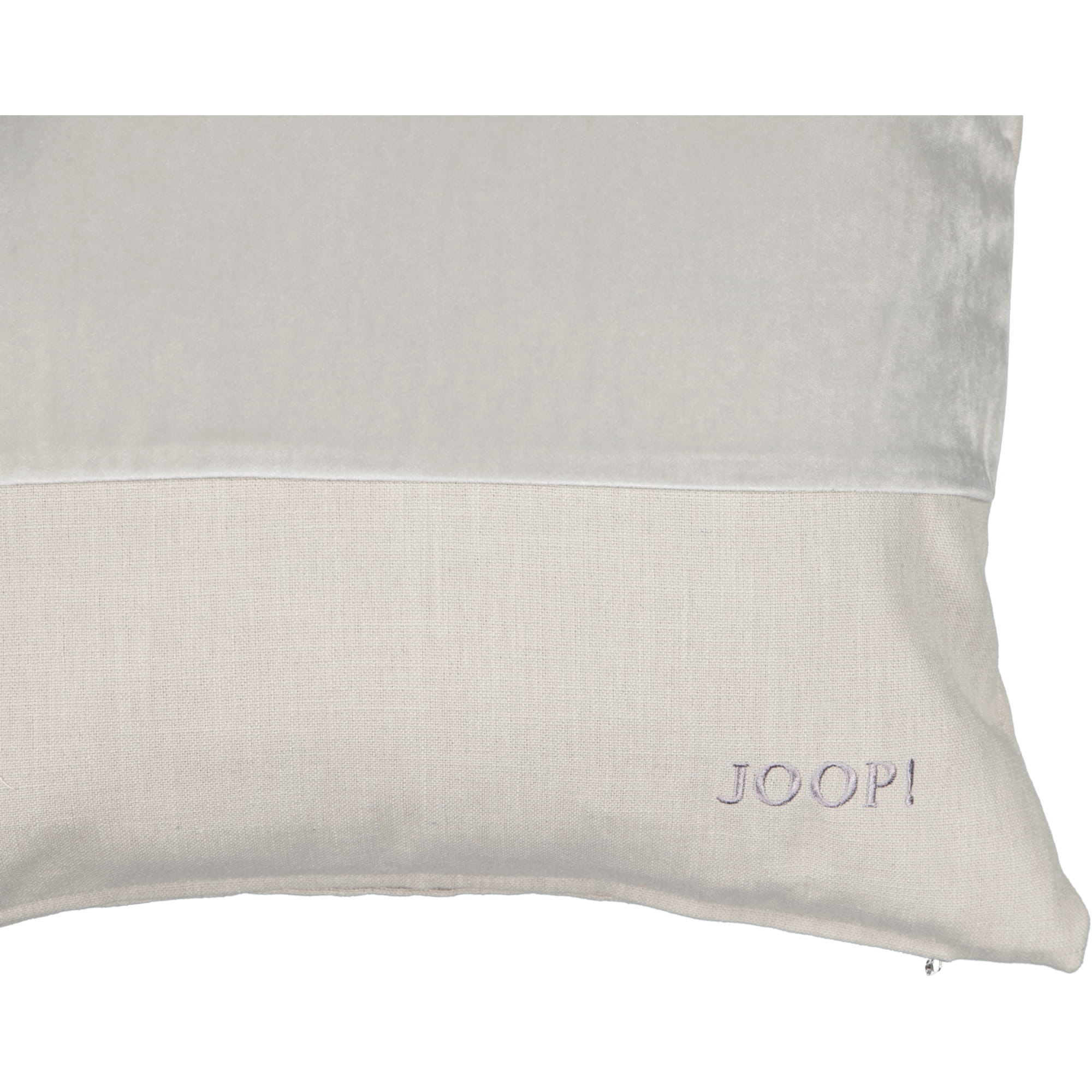 JOOP! Kissenhüllen Split Silber - 010 - 50x50 cm