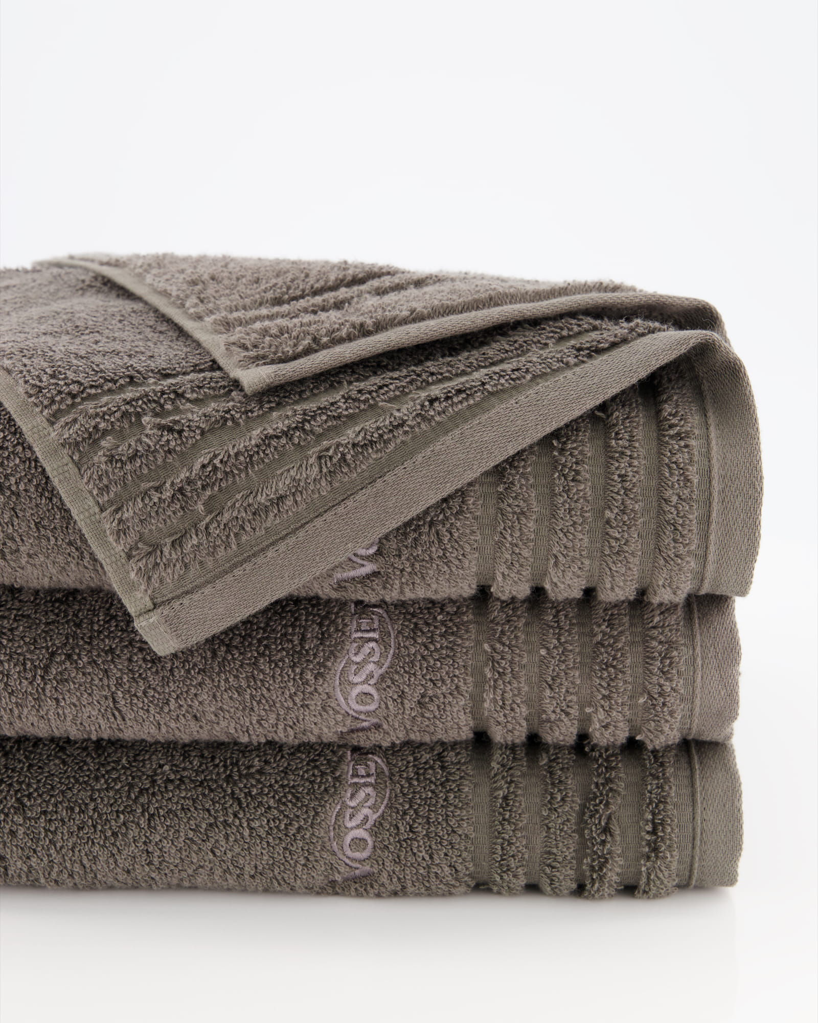 Vossen Handtücher Vienna Style Supersoft slate grey - 7420 - Waschhandschuh 16x22 cm