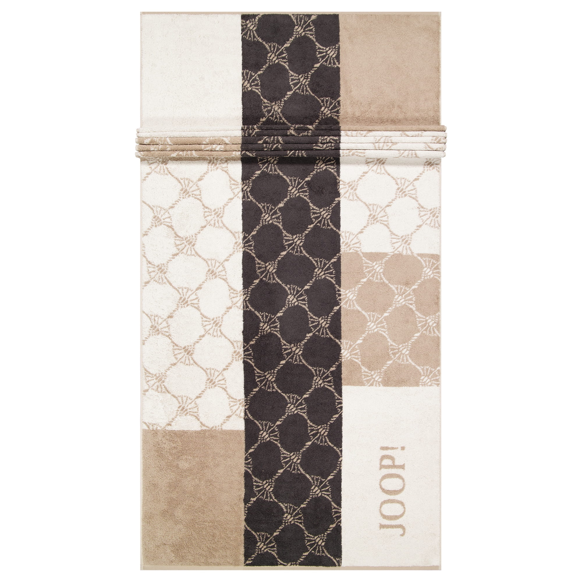 JOOP! Handtücher Sauna Squares 1719 Natur - 37 - Saunatuch 80x200 cm