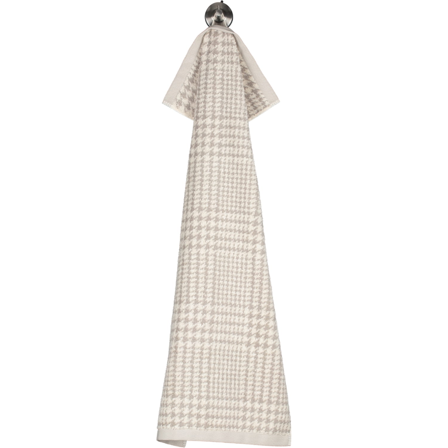 Möve - Brooklyn Glencheck - Farbe:  nature/cashmere - 071 (1-0569/8970) - Handtuch 50x100 cm