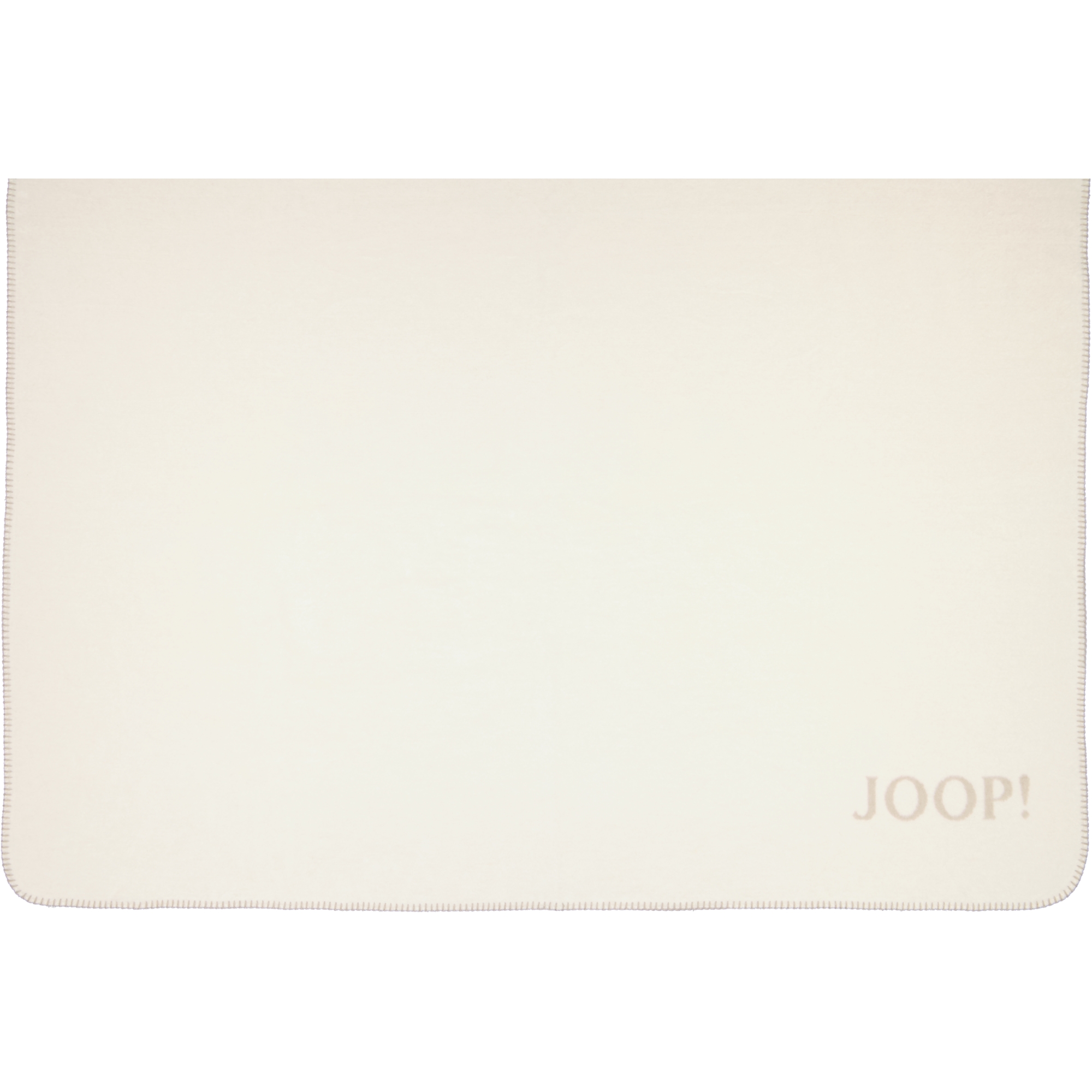 JOOP! Wohndecke Uni-Doubleface - Größe: 150x200 cm - Farbe: Ecru-Feder