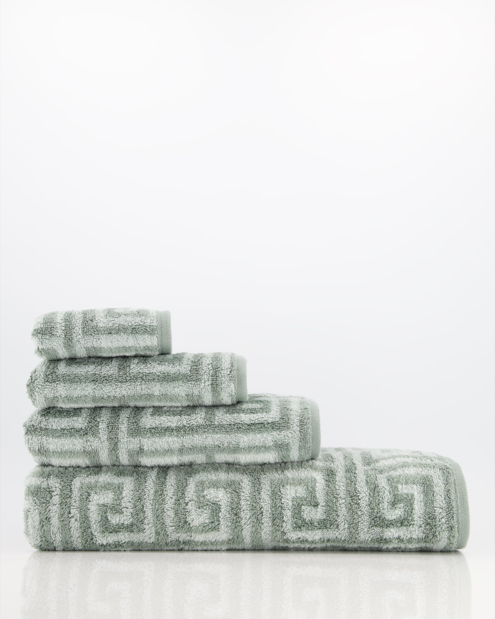 Cawö Handtücher Noblesse Elegance Allover 1088 nordic green - 44