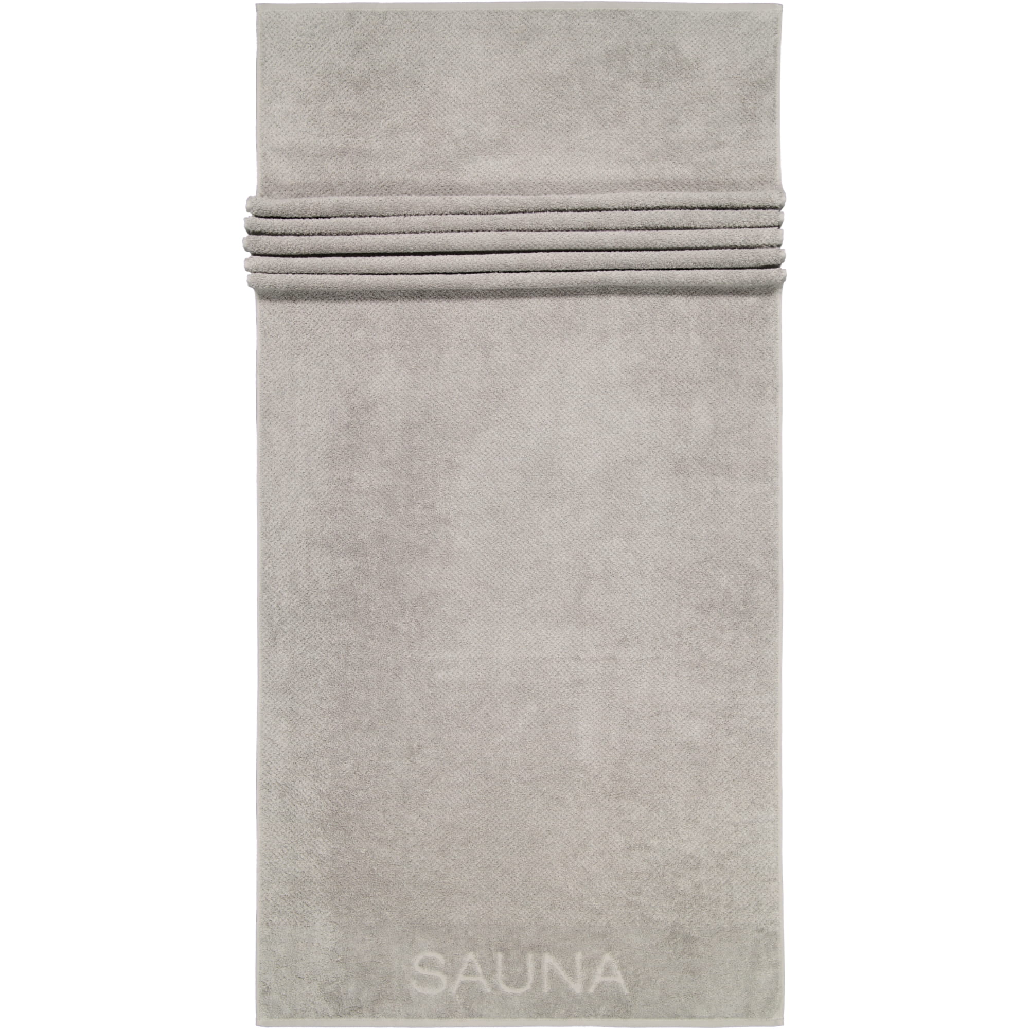 Cawö Saunatücher Pure 6501 stein - 727 - 80x200 cm