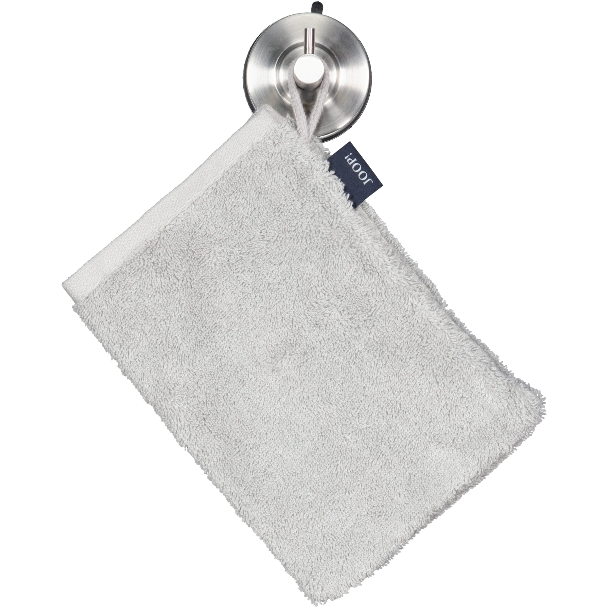 JOOP! Classic - Doubleface 1600 - Farbe: Silber - 76 - Waschhandschuh 16x22 cm