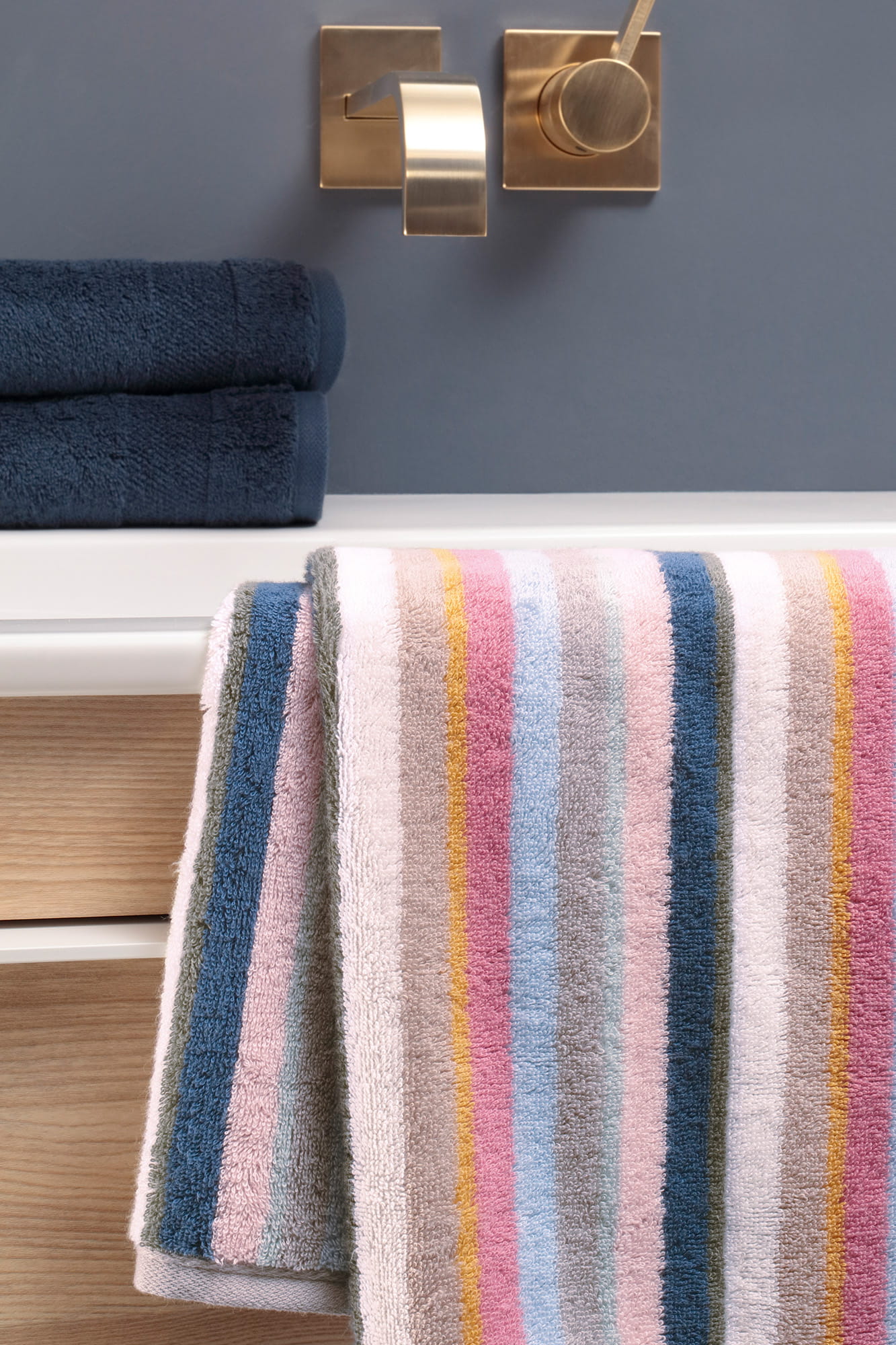 Villeroy & Boch Handtücher Coordinates Stripes 2551 - Farbe: multicolor - 12 - Waschhandschuh 16x22 cm
