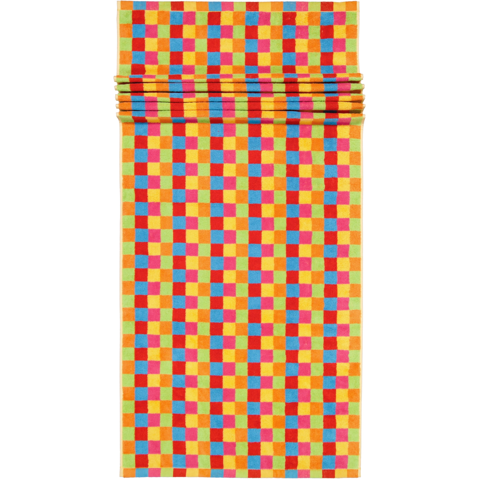 Cawö - Life Style Karo 7017 - Farbe: multicolor - 25 - Saunatuch 70x180 cm