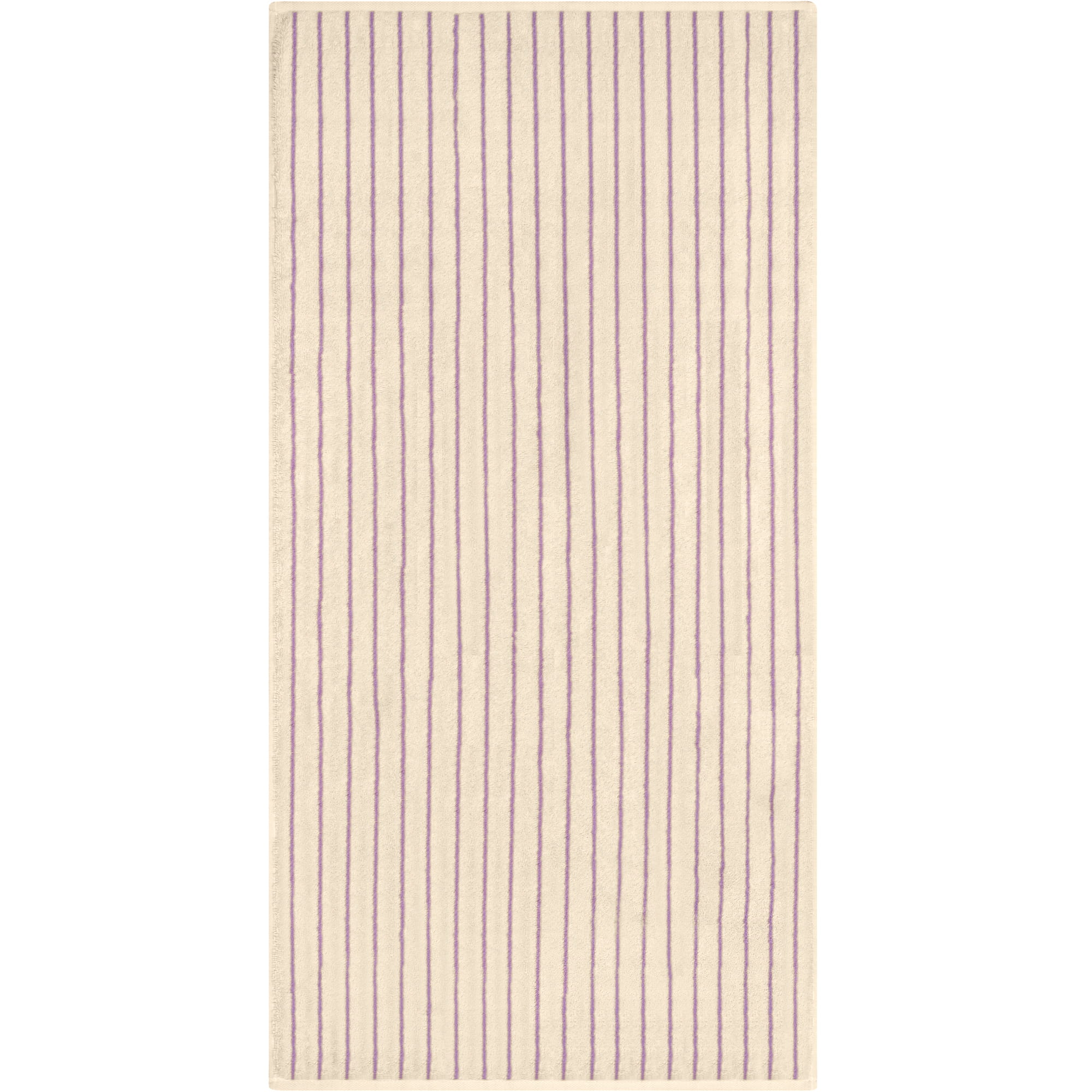 Cawö Handtücher Weekend Streifen 6296 natur/flieder - 30 - Duschtuch 70x140 cm