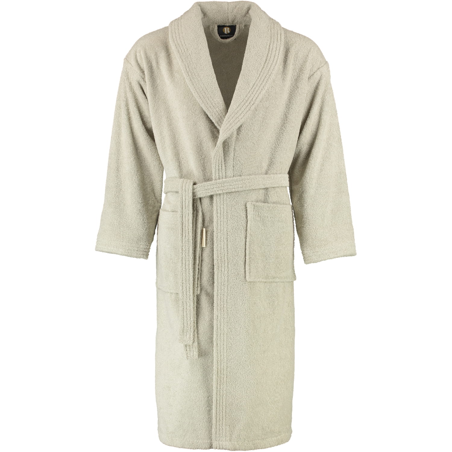 Rhomtuft RHOMTUFT Bademäntel unisex Schalkragen Sir & Lady stone - 320