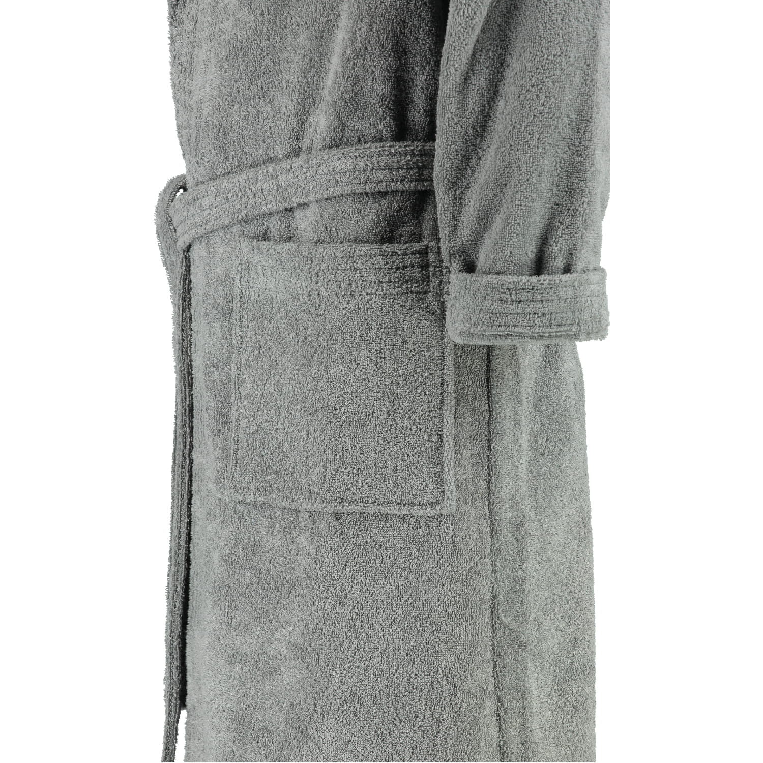Rhomtuft RHOMTUFT Bademäntel unisex Schalkragen Sir & Lady kiesel - 85