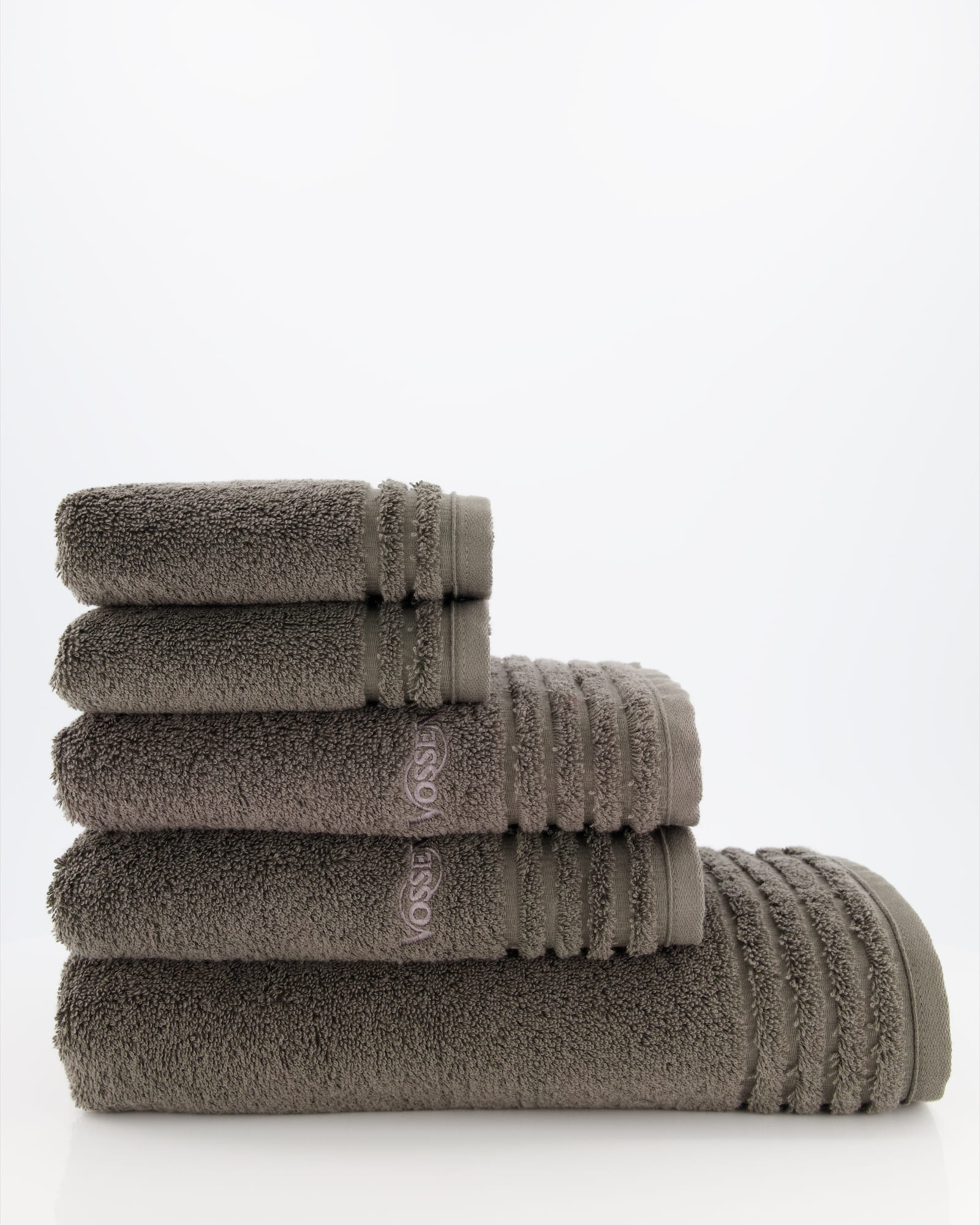 Vossen Handtücher Vienna Style Supersoft slate grey - 7420 - Waschhandschuh 16x22 cm