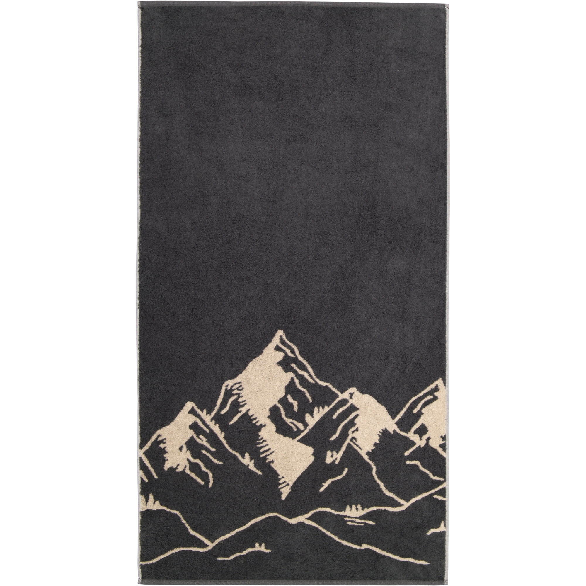 Cawö Handtücher Alpenchic Edition Berge 6269 granit - 73 - Duschtuch 70x140 cm