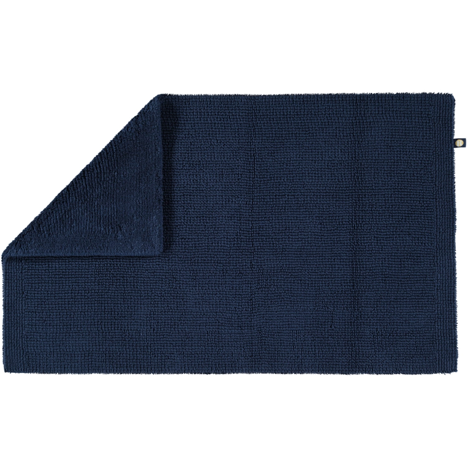 Rhomtuft - Badteppich Pur - Farbe: kobalt - 84 - 60x100 cm