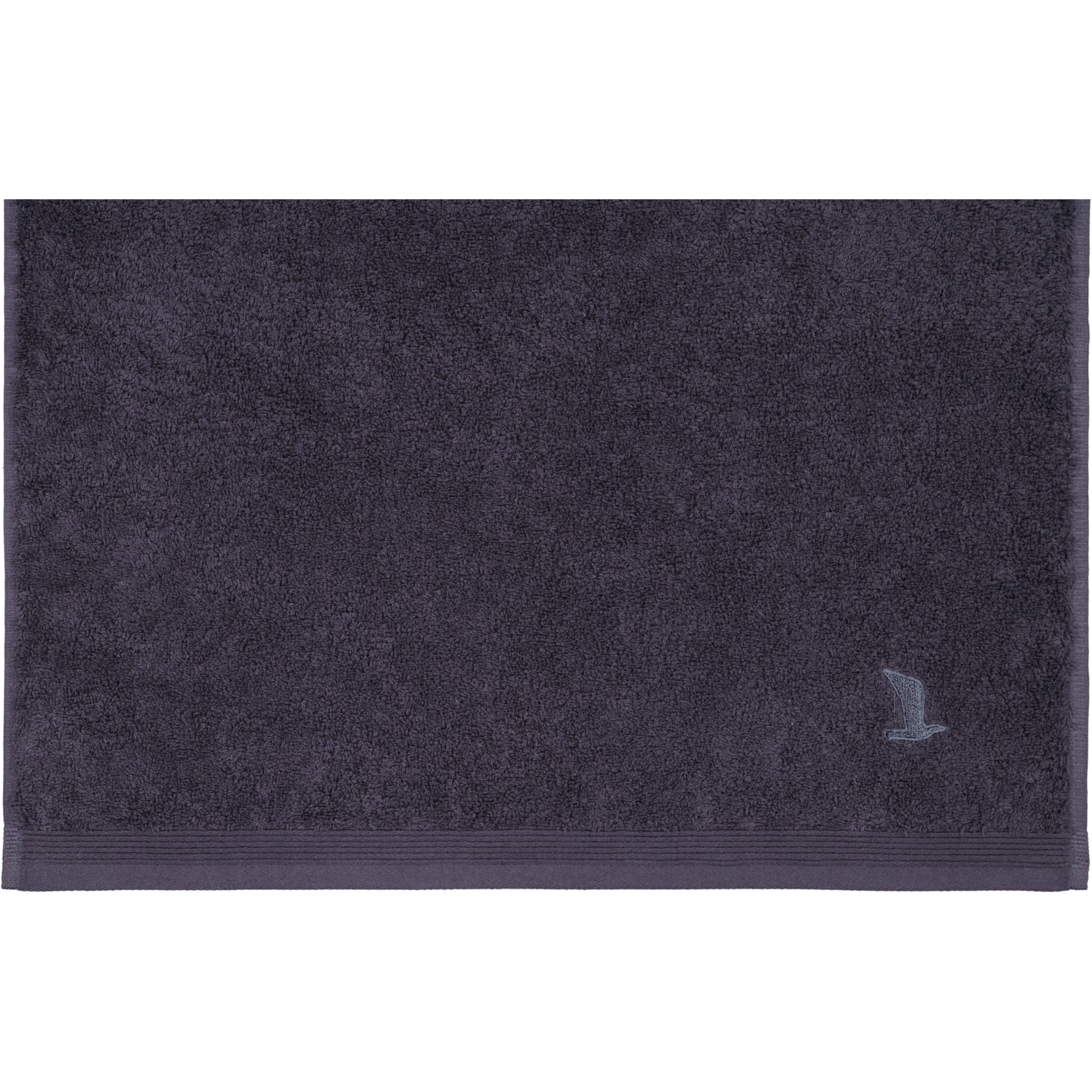 Möve - Superwuschel - Farbe: dark grey - 820 (0-1725/8775) - Gästetuch 30x50 cm