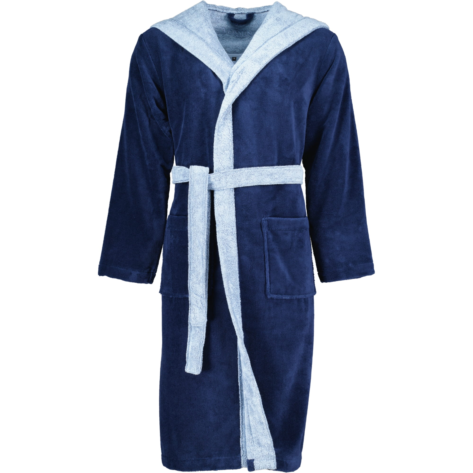 Vossen Bademantel unisex Poppy  - Farbe: winternight - 004 (161905)