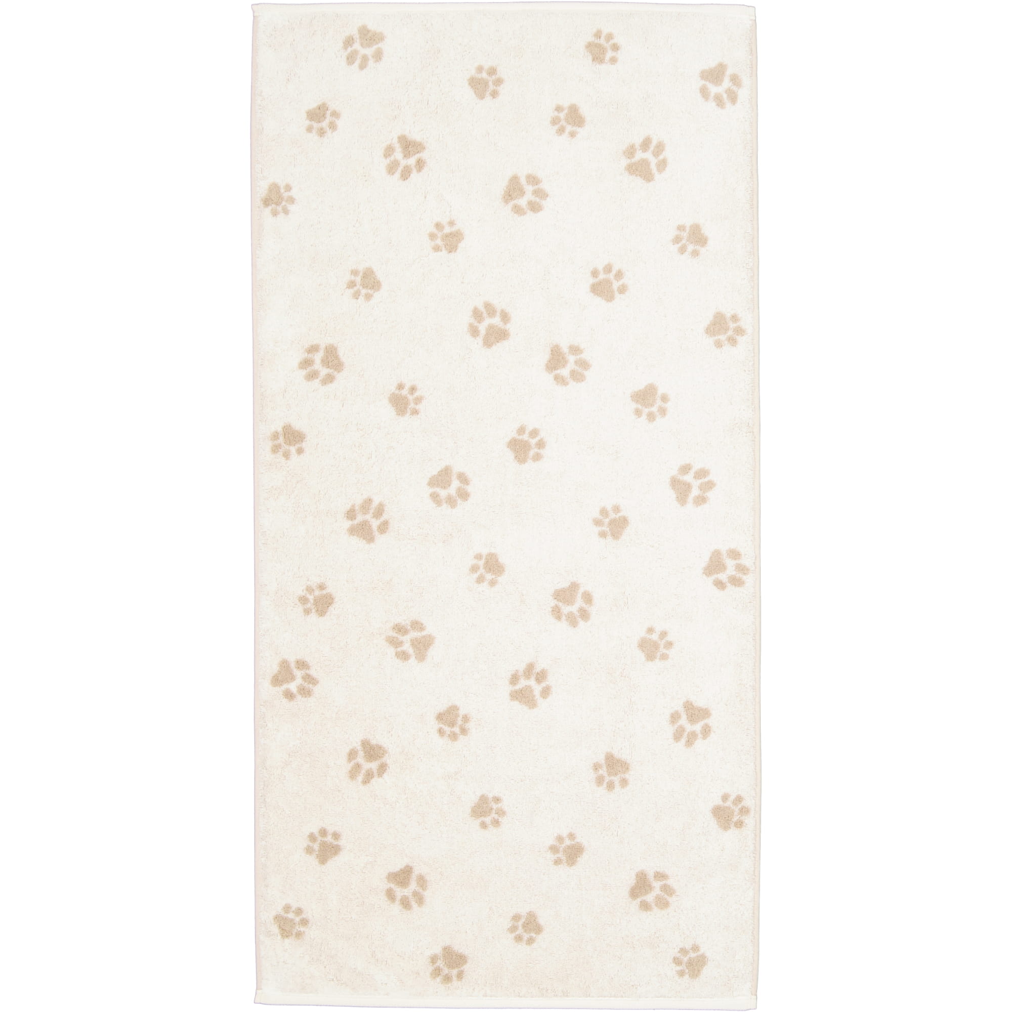 Cawö Handtücher WE LOVE DOGS Paws 6247 Natur-Beige - 33 - Handtuch 50x100 cm