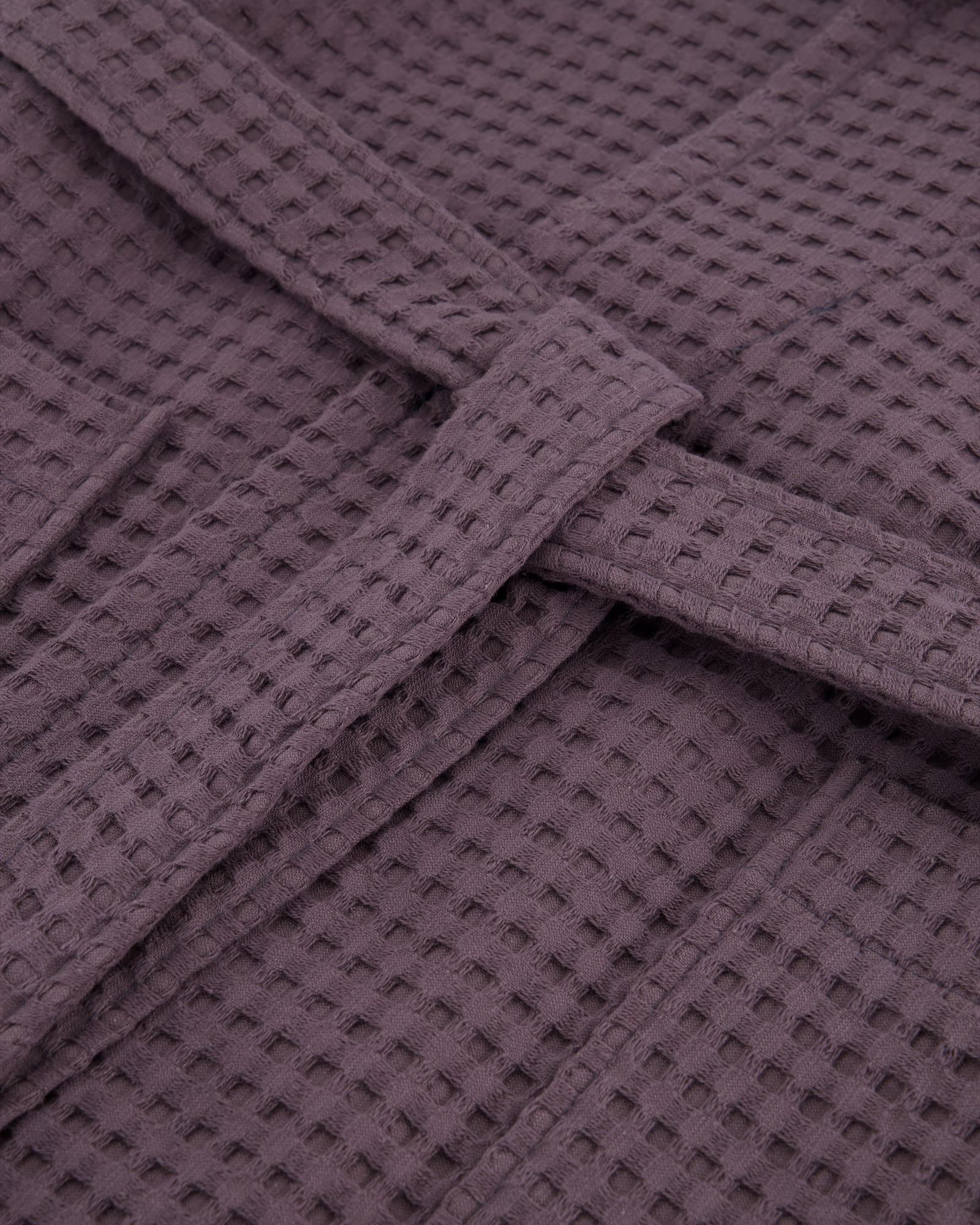 Möve - Kapuzenbademantel Piquée - Farbe: graphite - 842 (2-7650/0175)