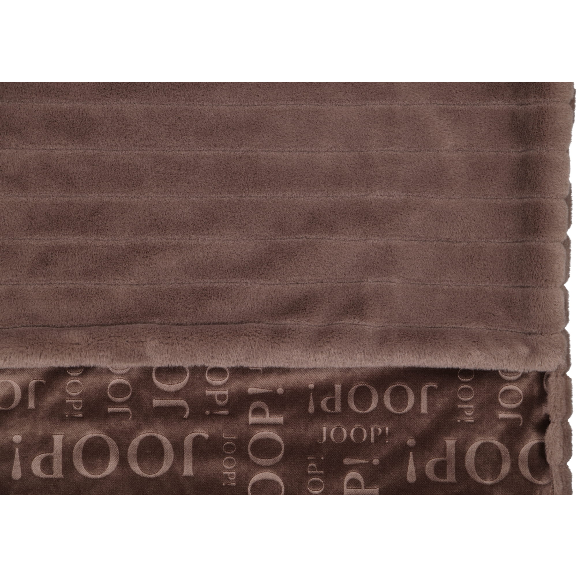 JOOP! Plaid Glam - Größe: 130x170 cm - Farbe: Umbra - 020