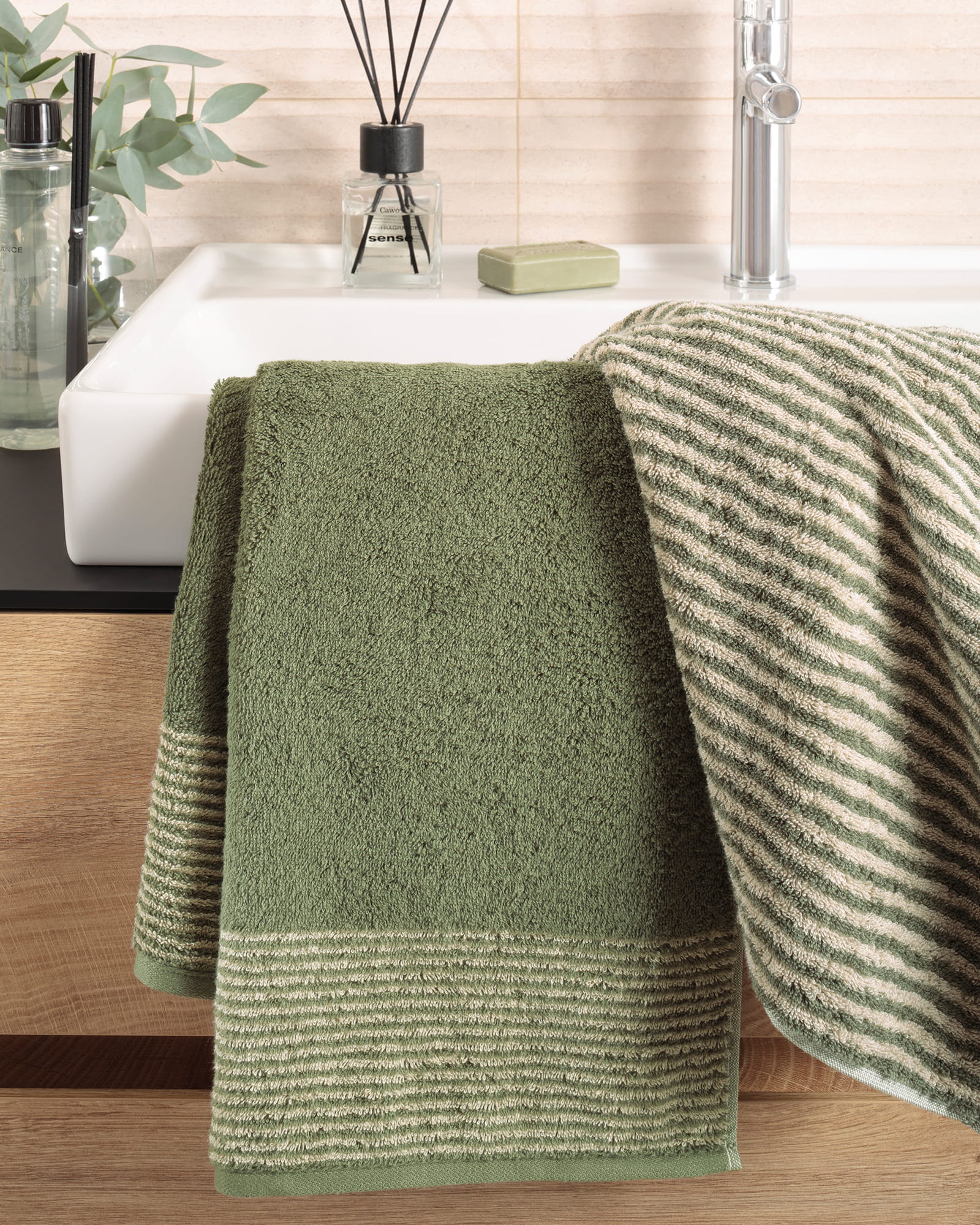 Cawö Handtücher Two-Tone Stripes 480 field - 34