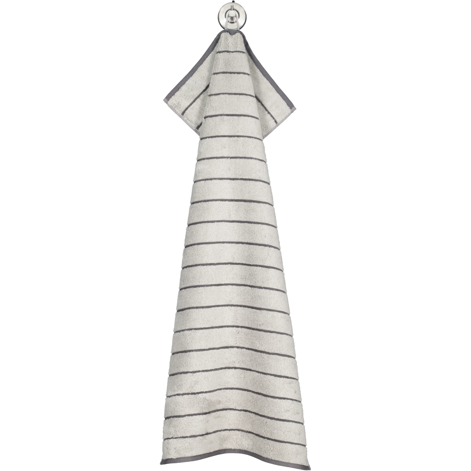 Cawö Handtücher Balance Doubleface 6232 platin - 77 - Handtuch 50x100 cm