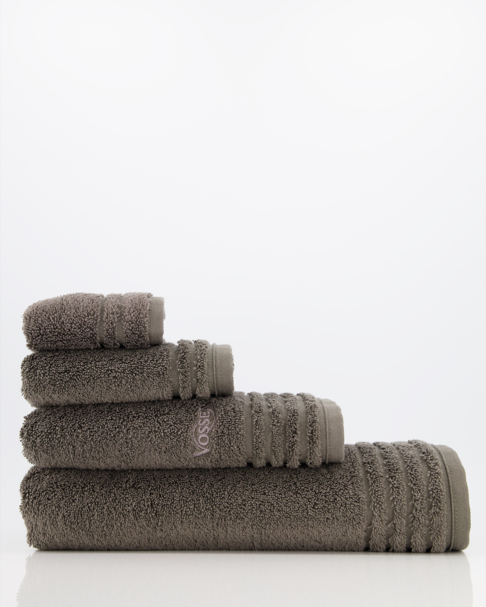 Vossen Handtücher Vienna Style Supersoft slate grey - 7420 - Waschhandschuh 16x22 cm