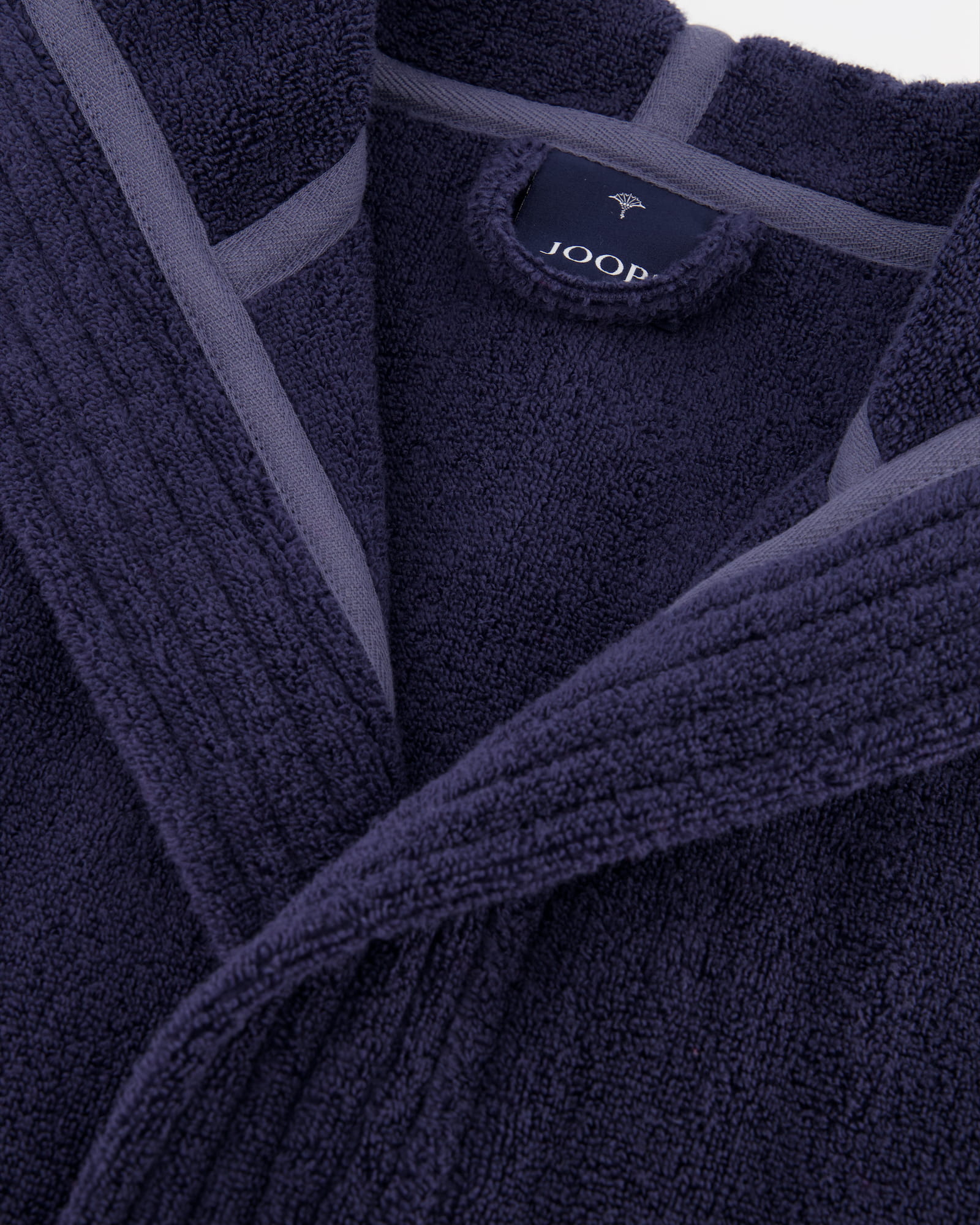 JOOP! Damen Bademantel - Kapuze 1649 - Farbe: Blau - 175
