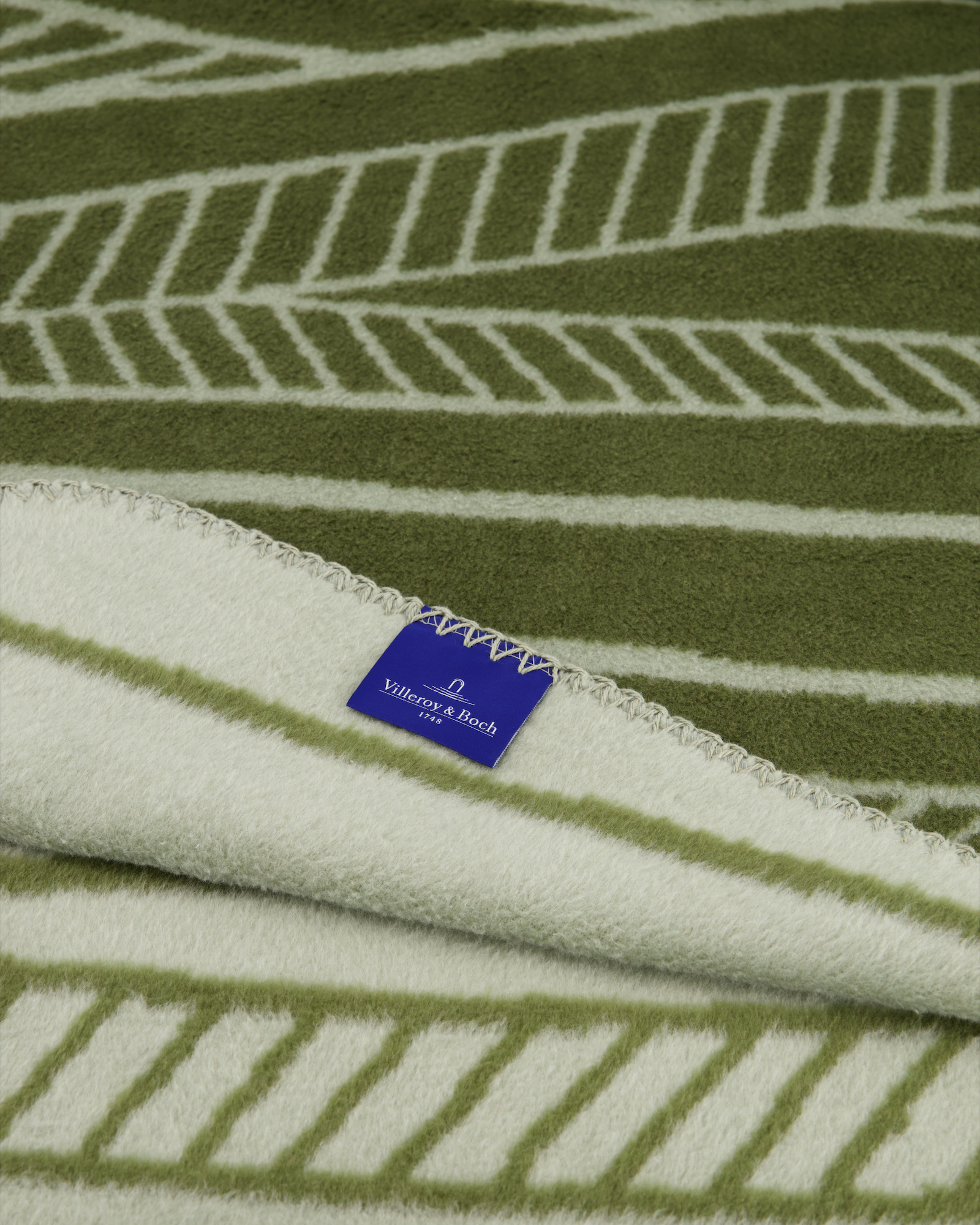 Villeroy & Boch Wohndecken Willow Olive Green - 150x200 cm